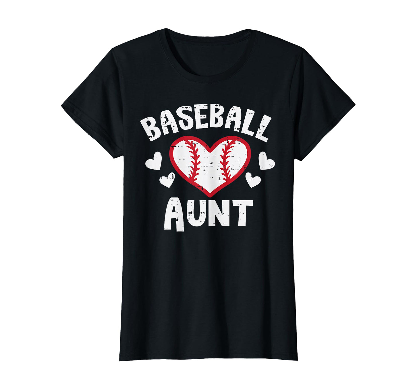 Baseball Aunt Heart Family Matching T-Shirt - Streetwear Style for Adults - T-Shirt, Sweatshirt, Hoodie