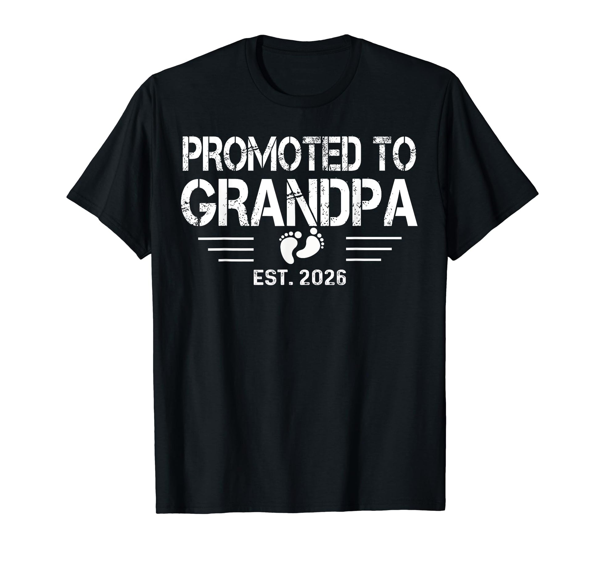 Promoted To New Grandpa Est 2026 Soon T-Shirt - Custom Art Print Men Women - T-Shirt, Sweatshirt, Hoodie