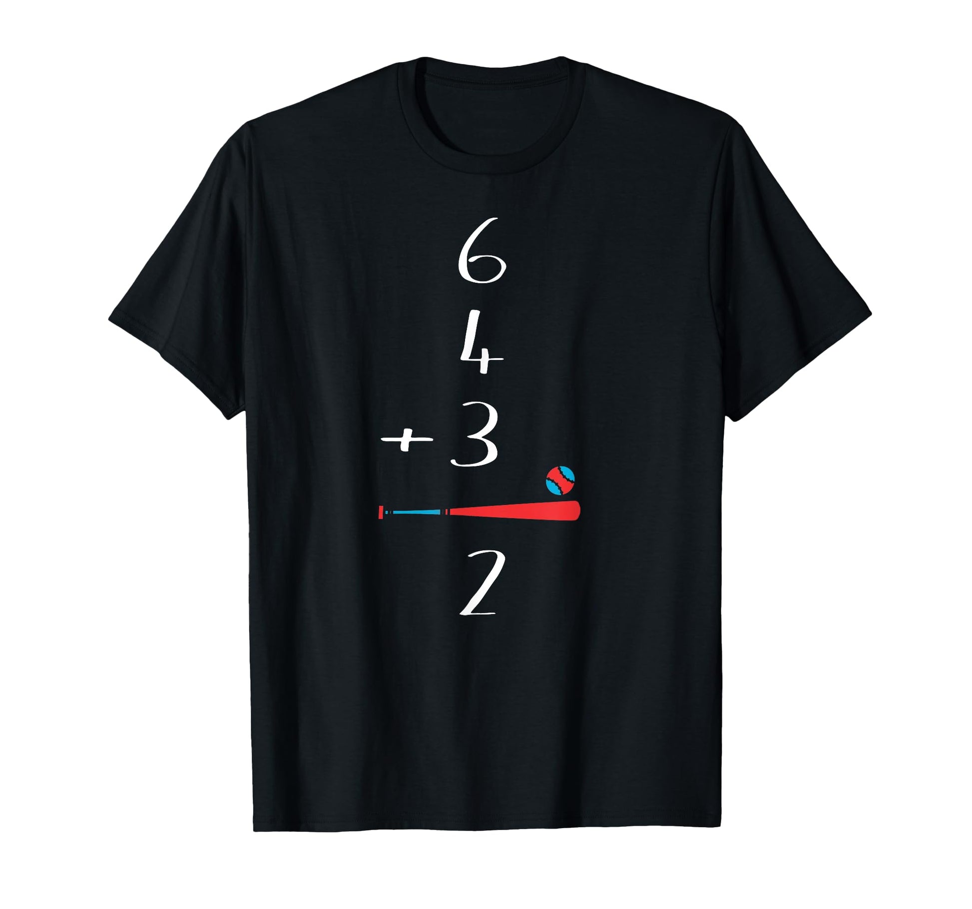 6 4 3 2 Double Play Baseball T-Shirt - Trendy Graphic Men Women - T-Shirt, Sweatshirt, Hoodie