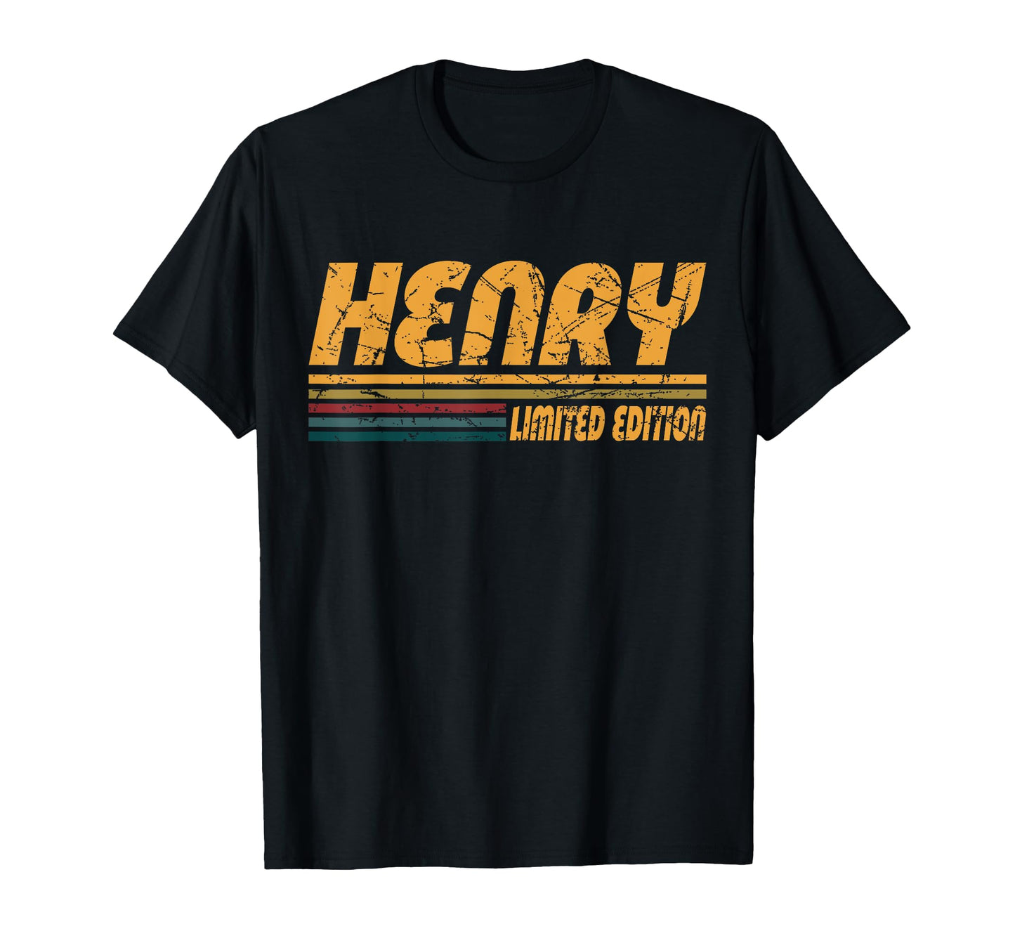 Henry First Name Groovy Personal T-Shirt - Casual Everyday Wear Unisex - T-Shirt, Sweatshirt, Hoodie
