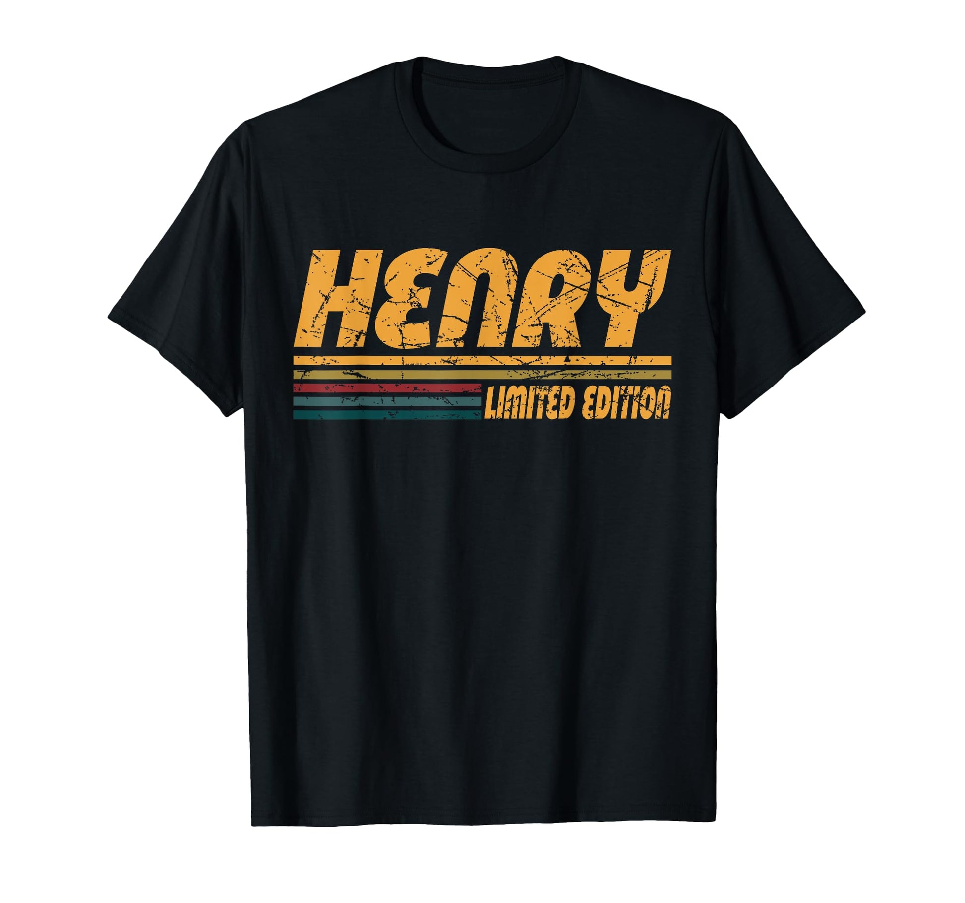 Henry First Name Groovy Personal T-Shirt - Casual Everyday Wear Unisex - T-Shirt, Sweatshirt, Hoodie