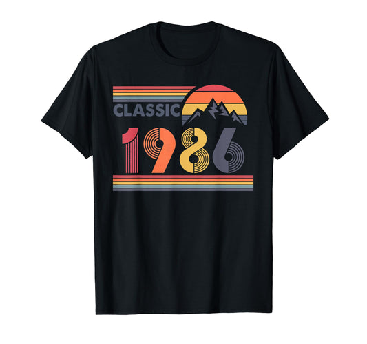40 Year Old Gifts Car 1986 40Th T-Shirt - Casual Everyday Wear Unisex - T-Shirt, Sweatshirt, Hoodie