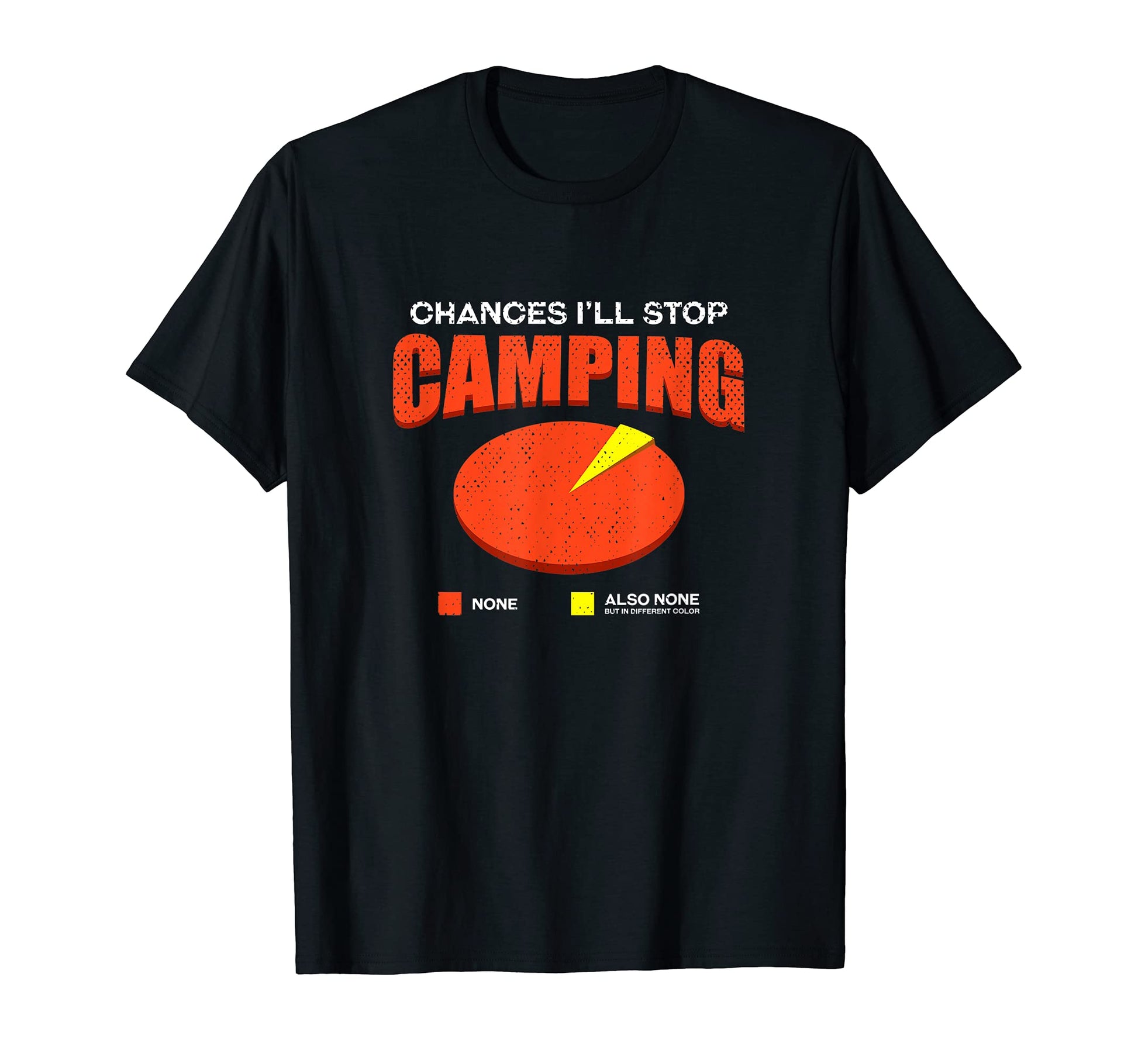 Chances Ill Stop Camping None Funny Dad T-Shirt - Aesthetic Graphic Unisex - T-Shirt, Sweatshirt, Hoodie