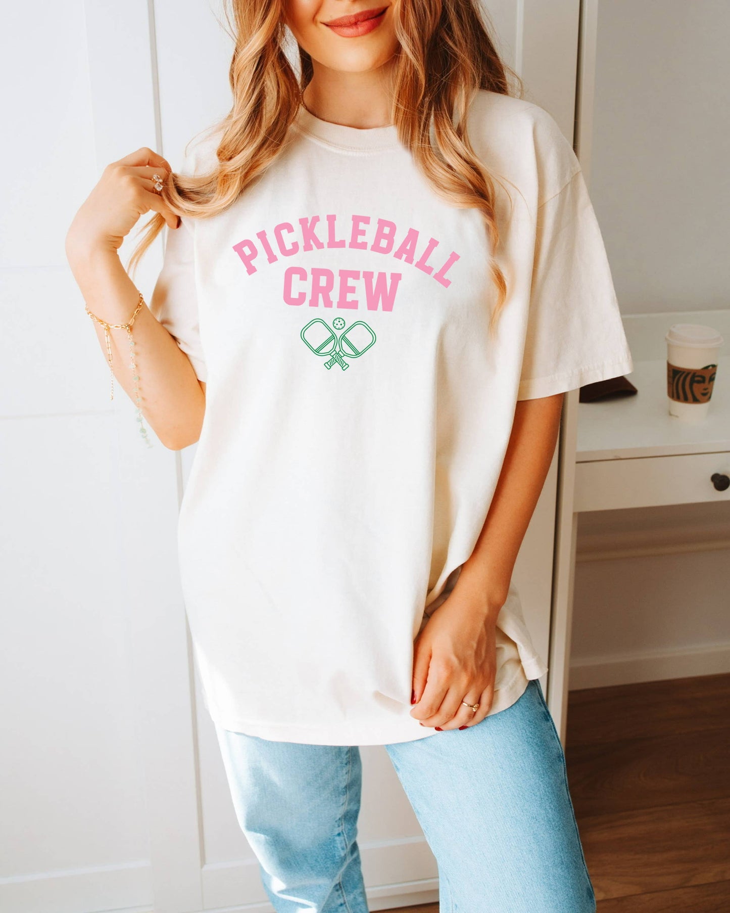 Pickleball Shirt, Pickleball Crew, Graphic Tee, Preppy Unisex T-shirt, Sweatshirt, Hoodie, Long Sleeve Tee - T-Shirt, Sweatshirt, Hoodie
