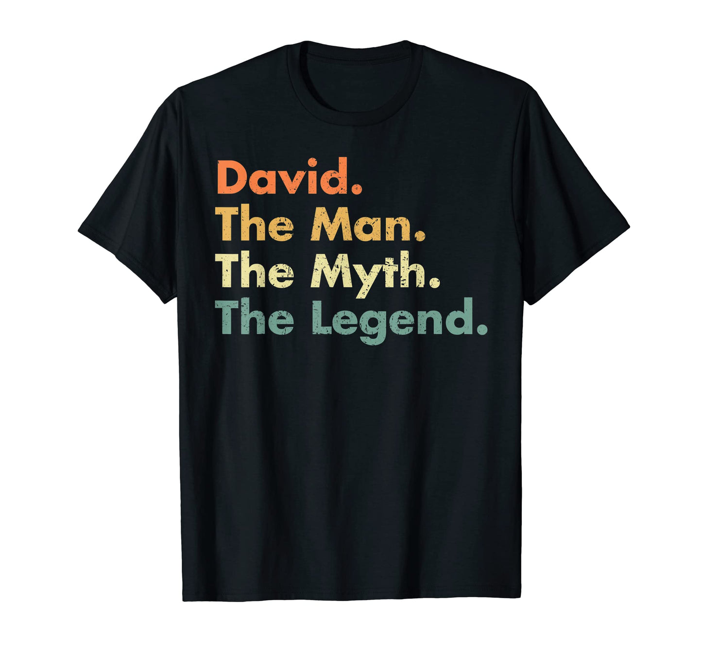 David Myth Legend Dad Grandpa T-Shirt - Minimalist Print for Adults - T-Shirt, Sweatshirt, Hoodie