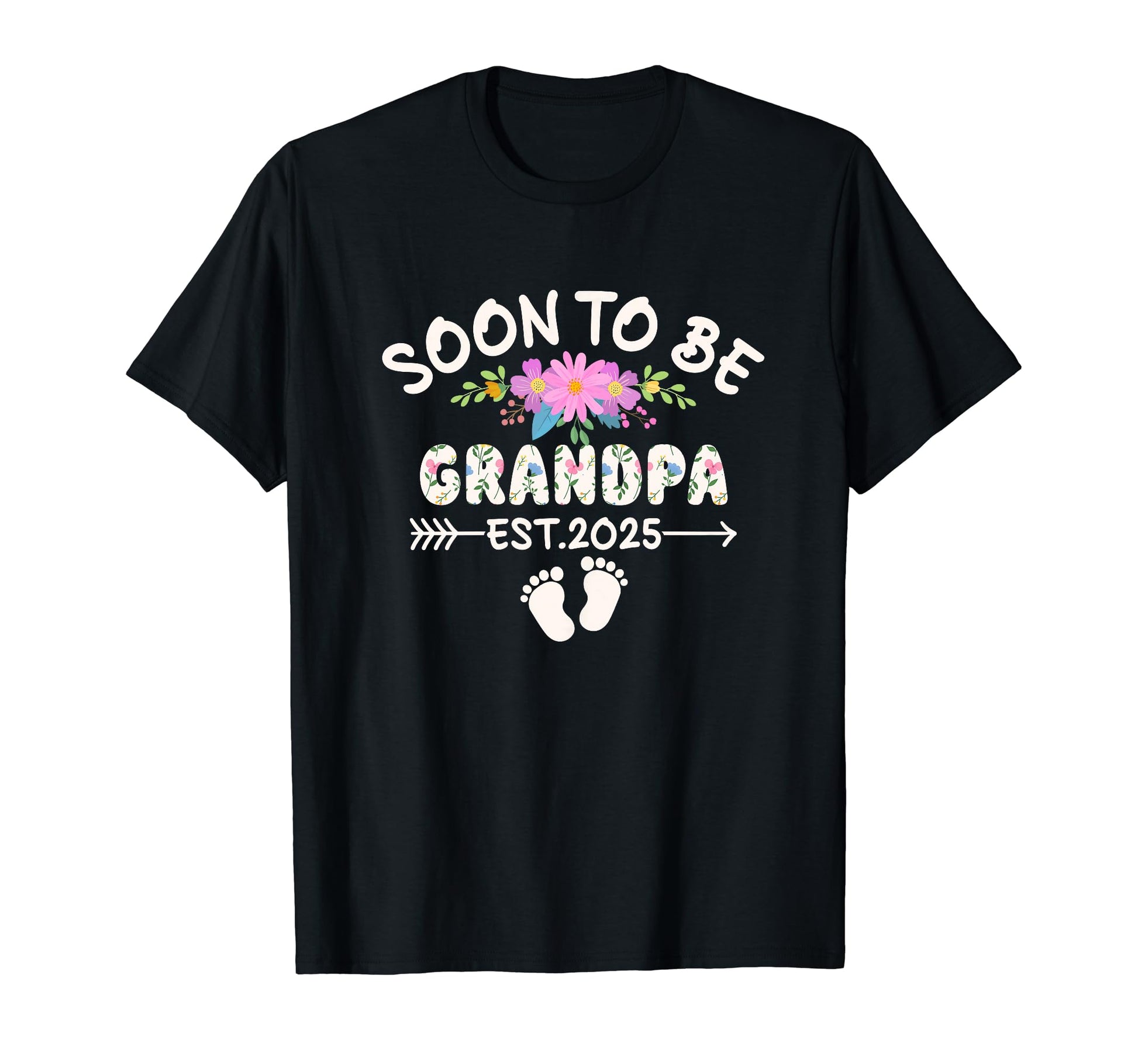 Soon To Be Grandpa 2025 Promoted To T-Shirt - Minimalist Print for Adults - T-Shirt, Sweatshirt, Hoodie