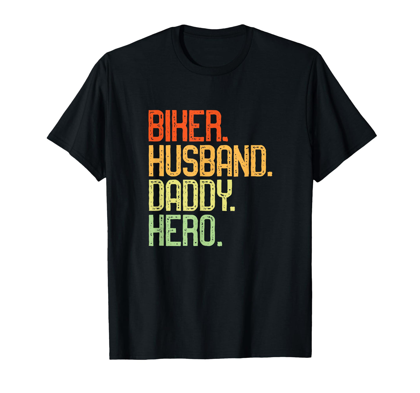 Biker Dad Hero Motorcycle Son Daughter T-Shirt - Custom Art Print Unisex - T-Shirt, Sweatshirt, Hoodie
