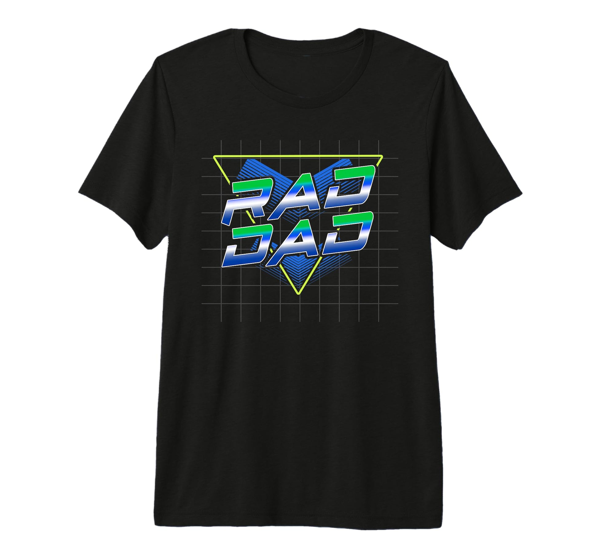 Father Loves 80S Rad Dad Tri Blend T-Shirt - Fun Novelty Design Unisex - T-Shirt, Sweatshirt, Hoodie