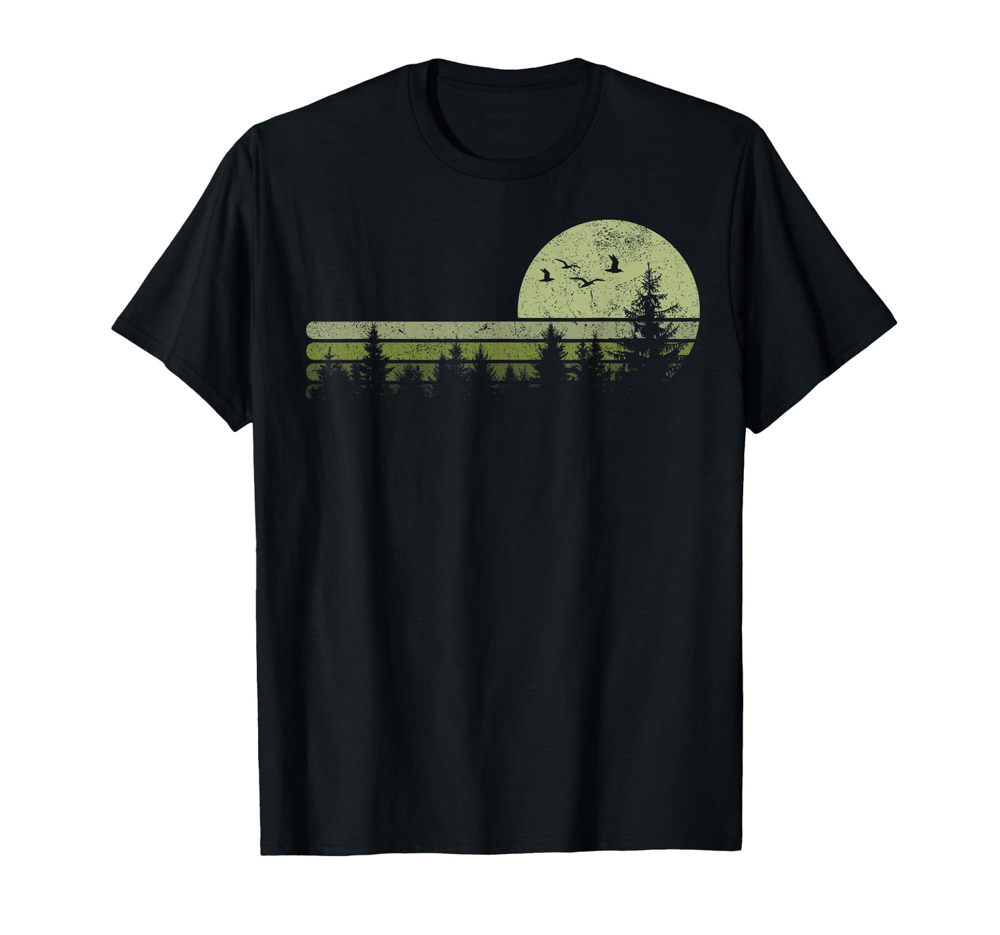 Forest Nature Trees Hiking Outdoor T-Shirt - Novelty Apparel Men Women - T-Shirt, Sweatshirt, Hoodie
