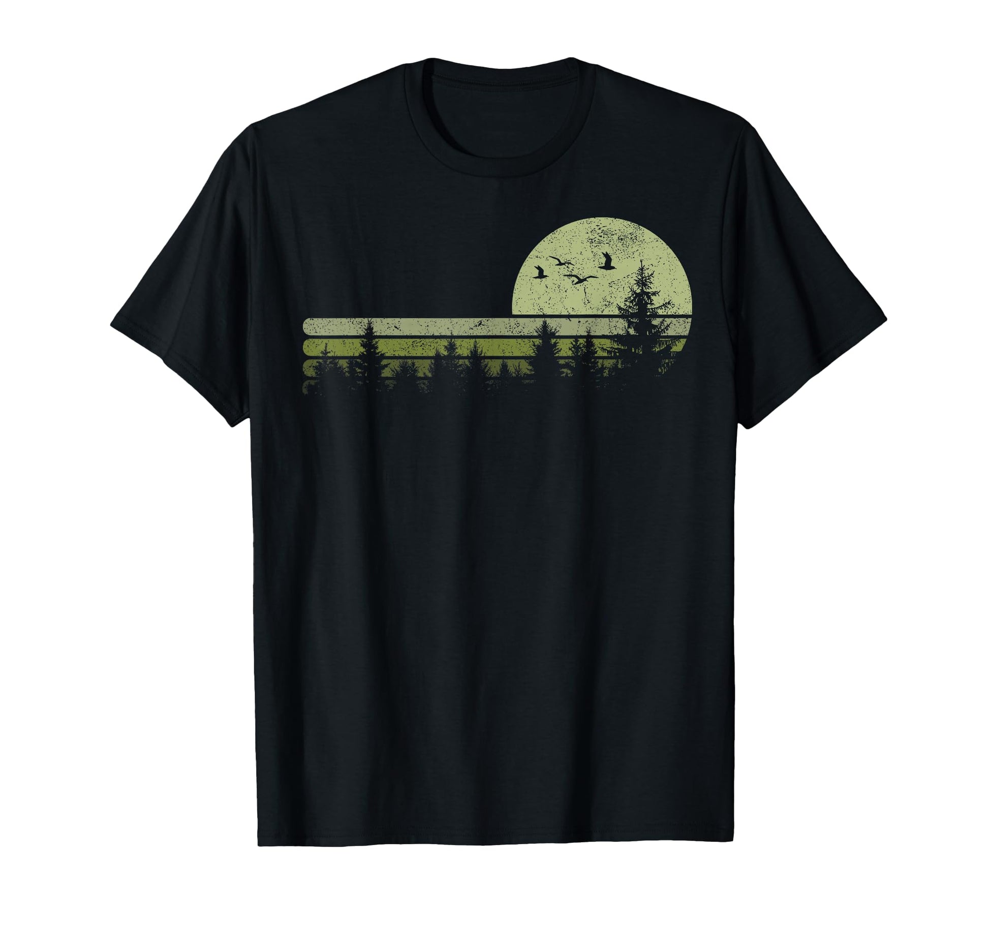 Forest Nature Trees Hiking Outdoor T-Shirt - Novelty Apparel Men Women - T-Shirt, Sweatshirt, Hoodie