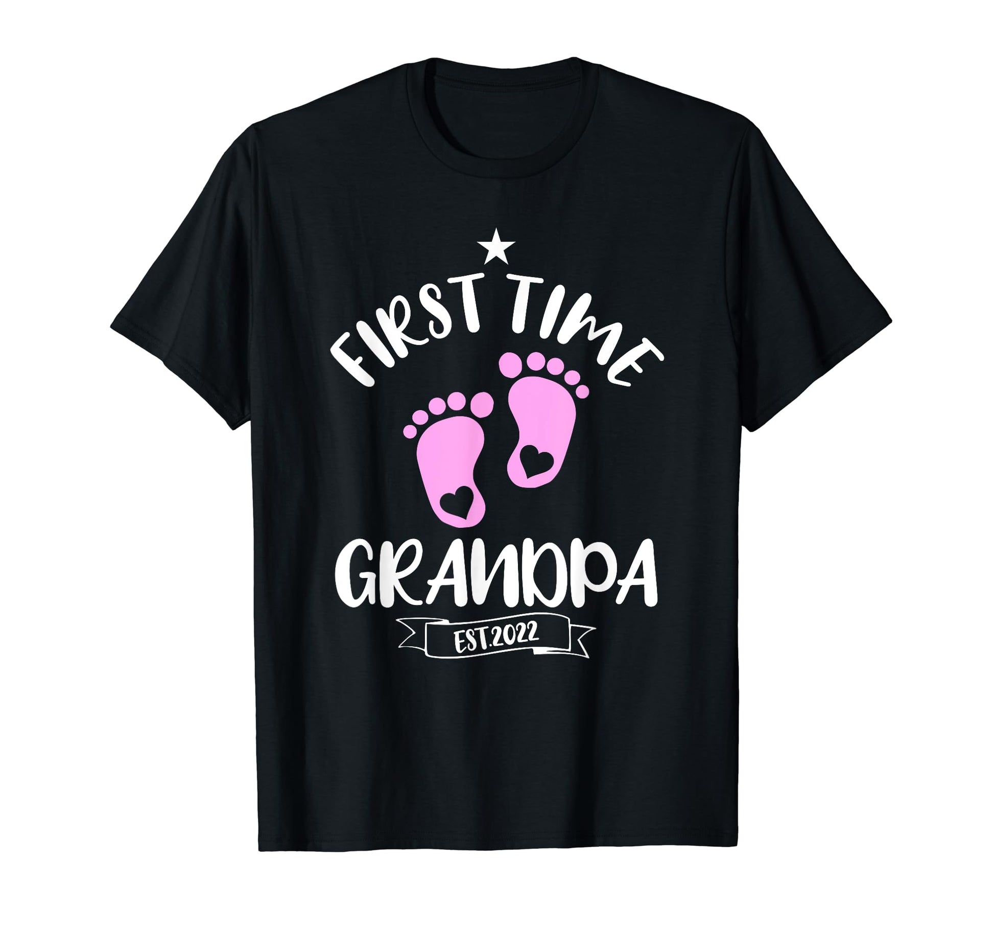 First Time Grandpa 2022 Promoted To T-Shirt - Custom Art Print Unisex - T-Shirt, Sweatshirt, Hoodie