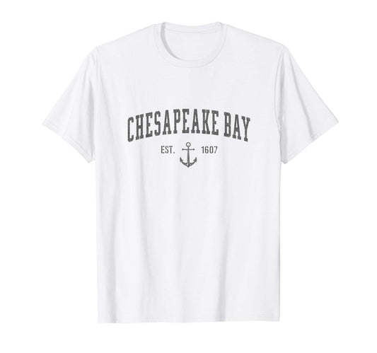Chesapeake Bay Maryland Womens T-Shirt - Custom Art Print Unisex - T-Shirt, Sweatshirt, Hoodie