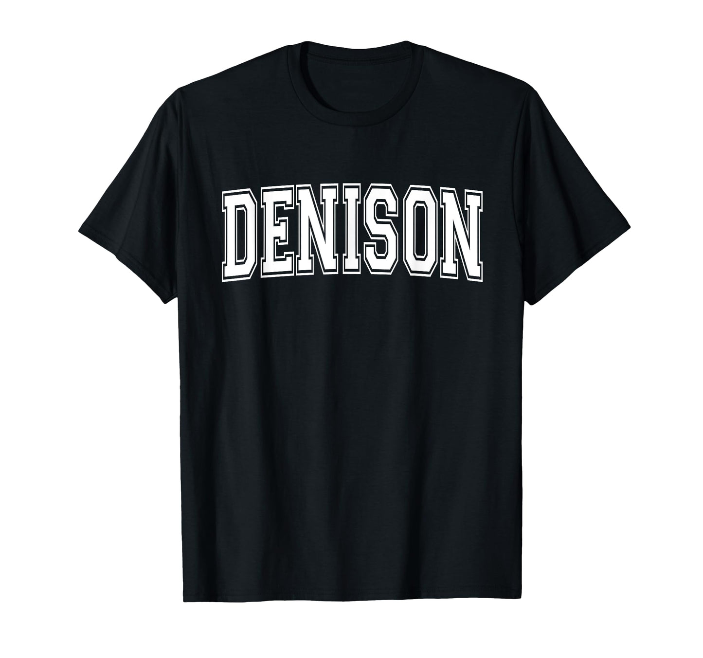 Denison Tx Texas Usa Sports Varsity T-Shirt - Novelty Apparel for Adults - T-Shirt, Sweatshirt, Hoodie