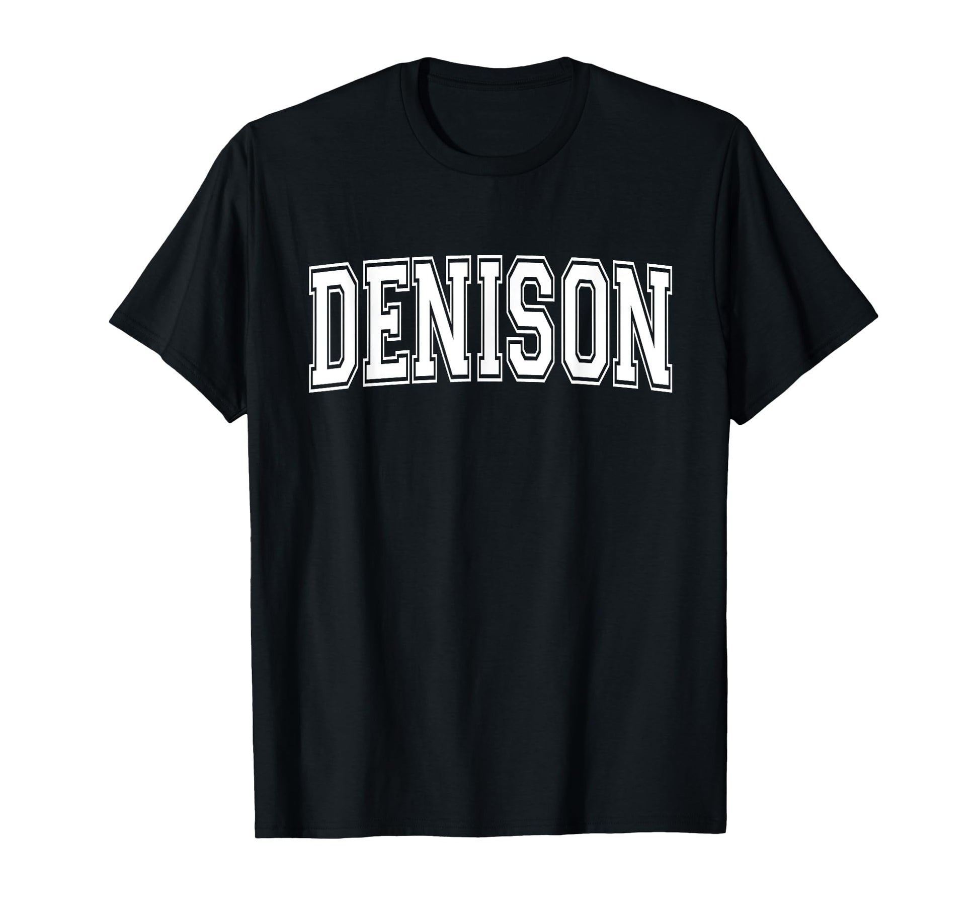 Denison Tx Texas Usa Sports Varsity T-Shirt - Novelty Apparel for Adults - T-Shirt, Sweatshirt, Hoodie