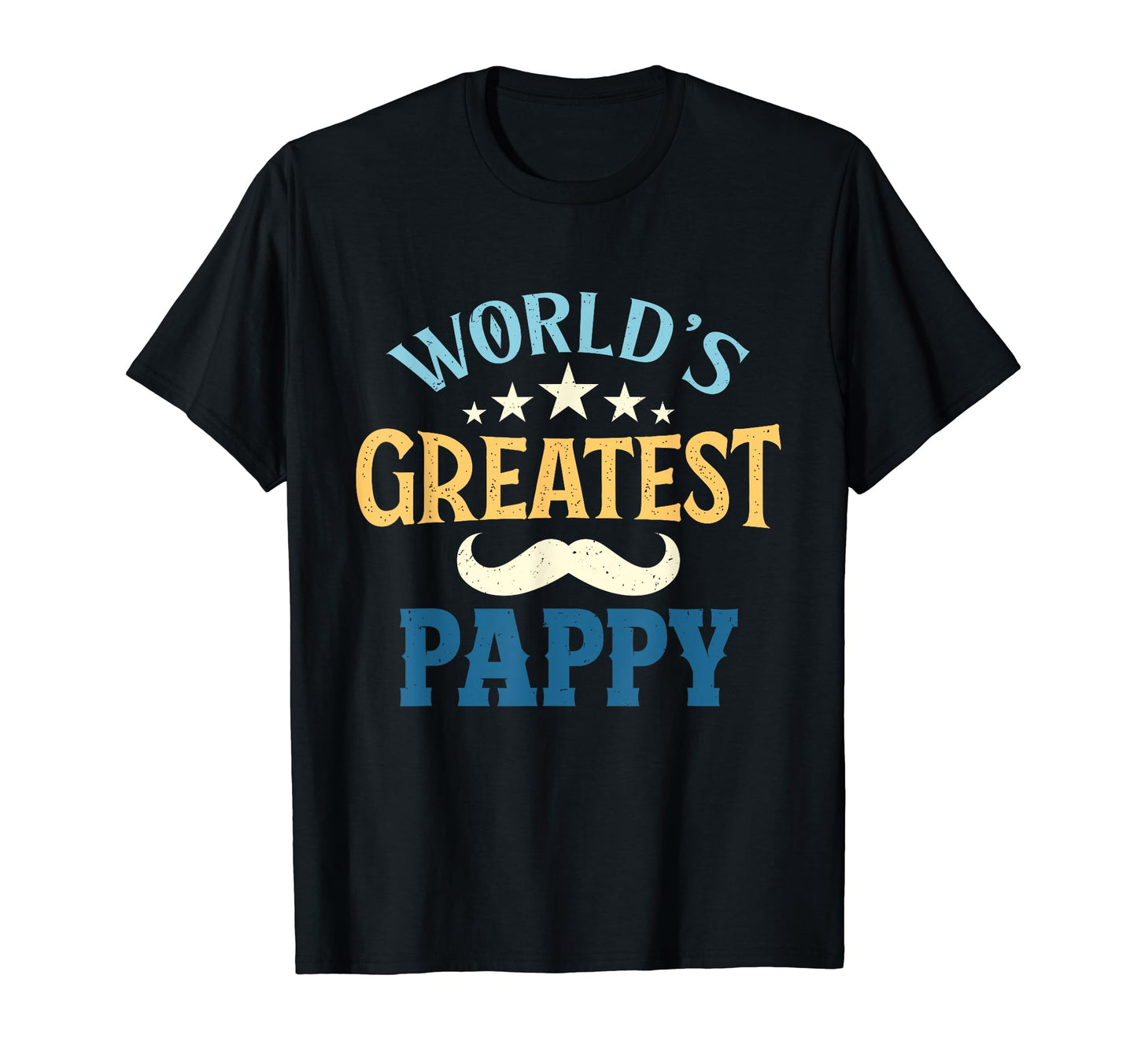 Worlds Greatest Pappy Gifts Fathers T-Shirt - Minimalist Print for Adults - T-Shirt, Sweatshirt, Hoodie