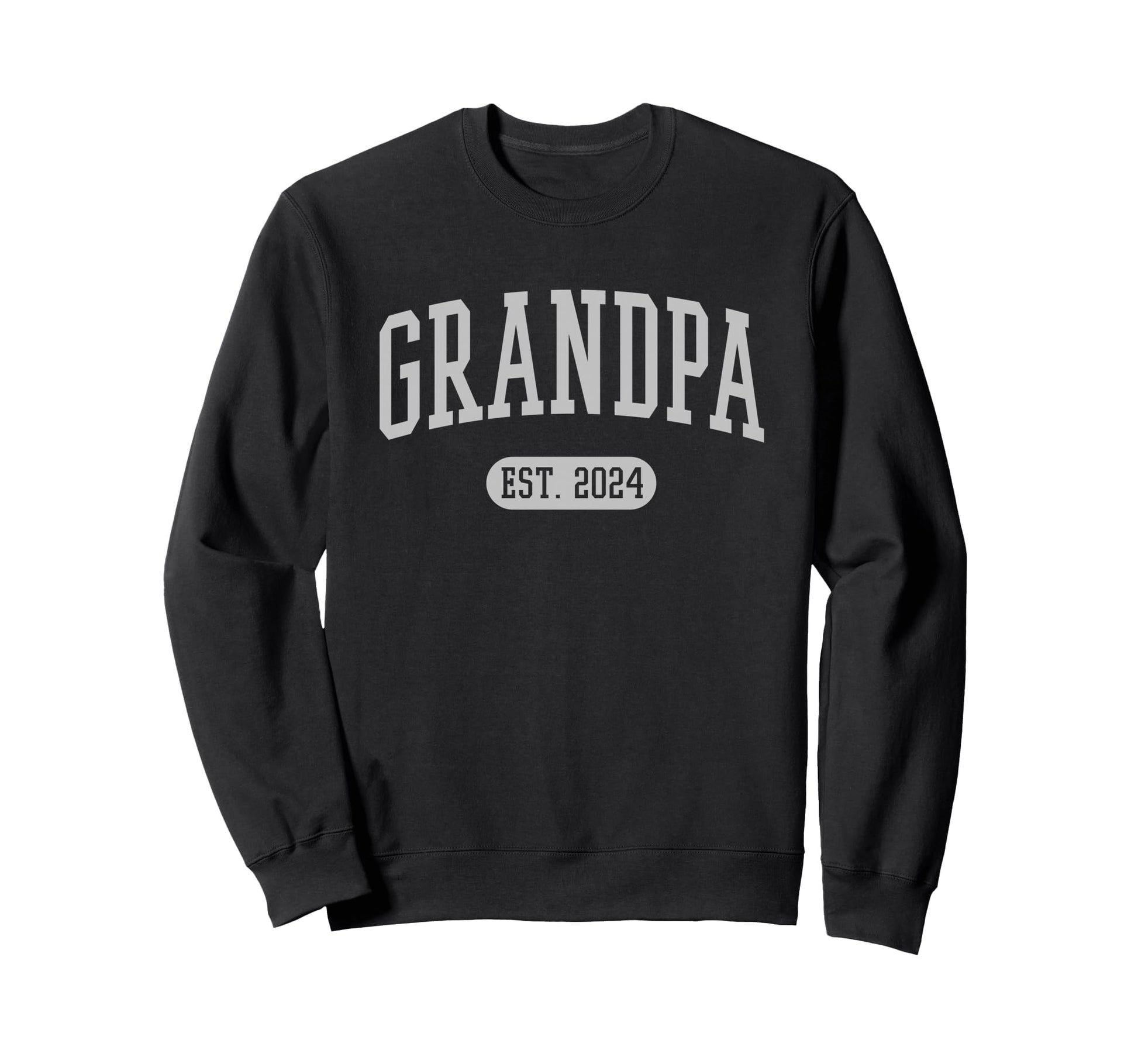 Grandpa Est 2024 Sweatshirt - Aesthetic Graphic for Adults - T-Shirt, Sweatshirt, Hoodie