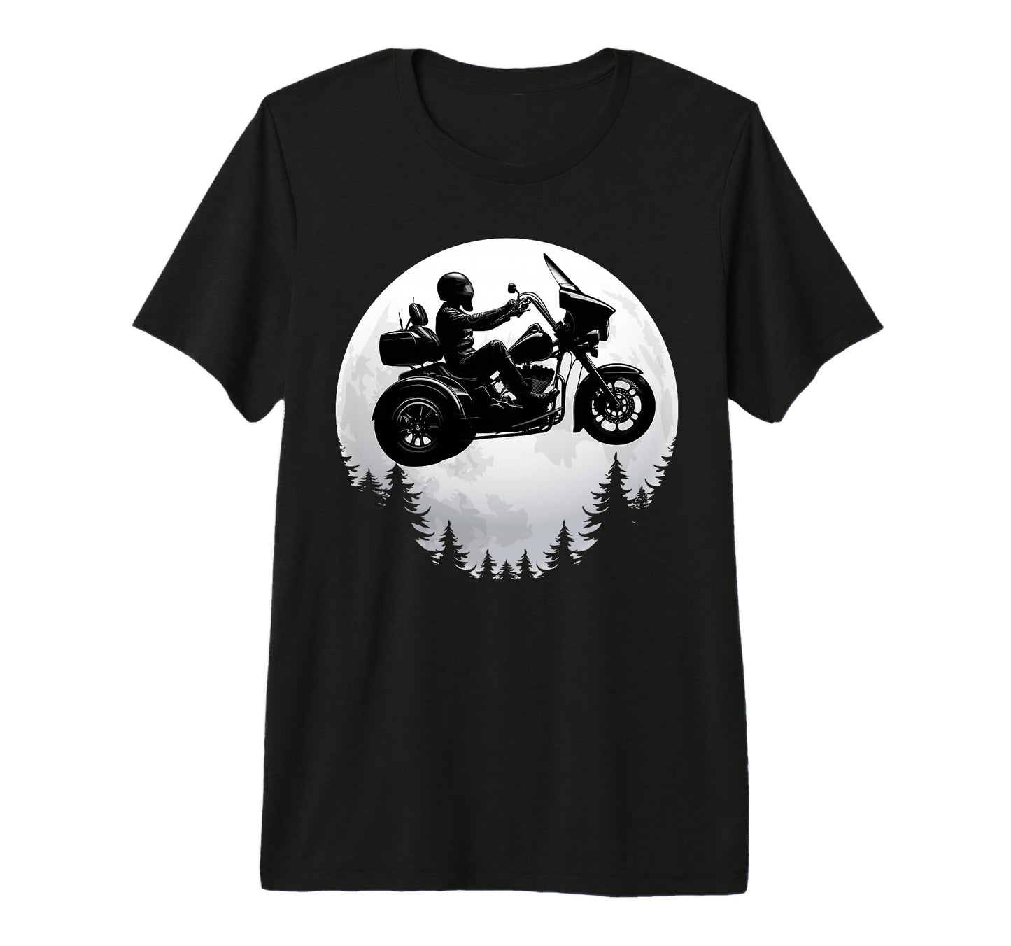 Trike Silhouette Dad Three Wheeled T-Shirt - Unique Graphic Unisex - T-Shirt, Sweatshirt, Hoodie
