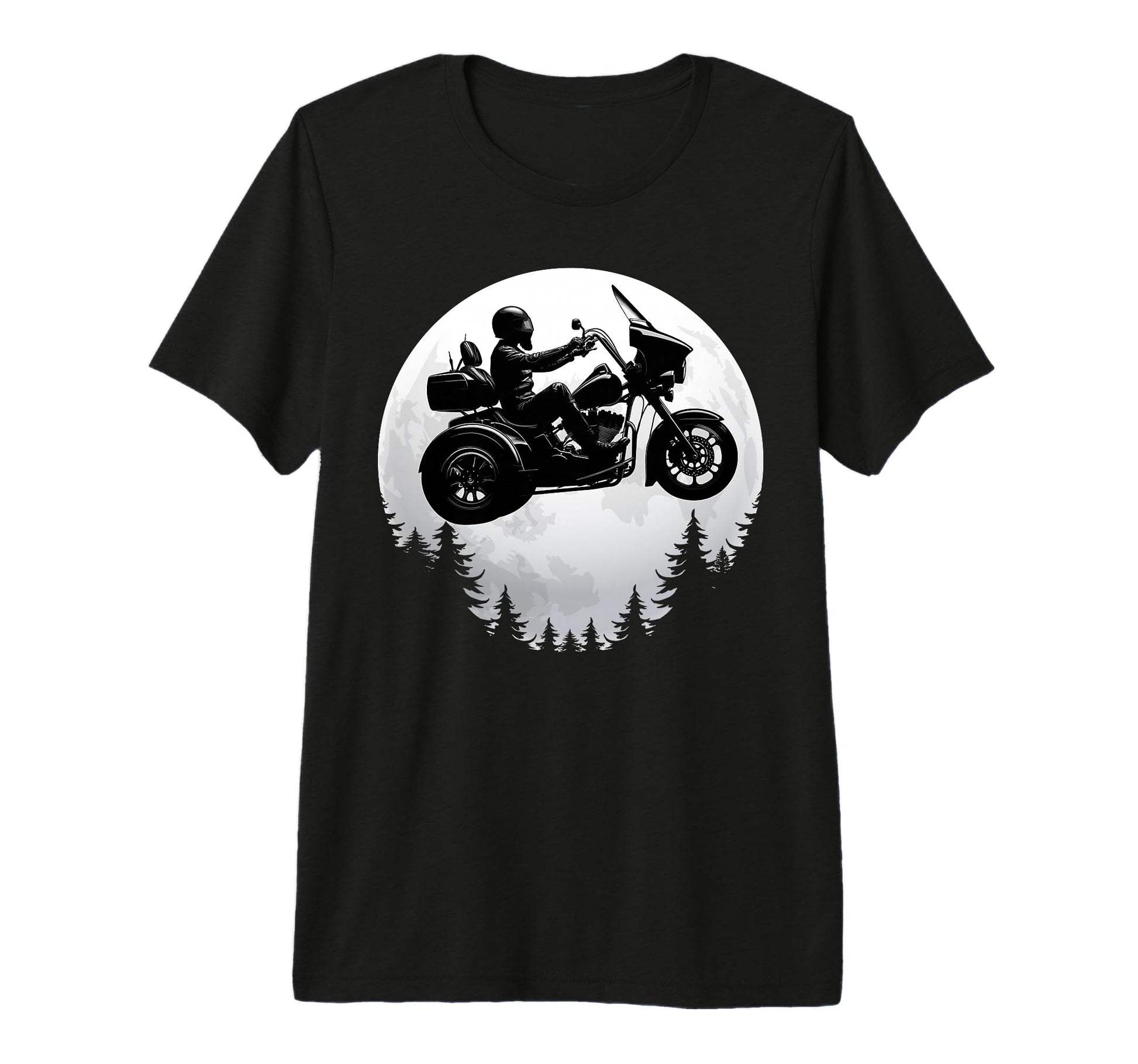 Trike Silhouette Dad Three Wheeled T-Shirt - Unique Graphic Unisex - T-Shirt, Sweatshirt, Hoodie