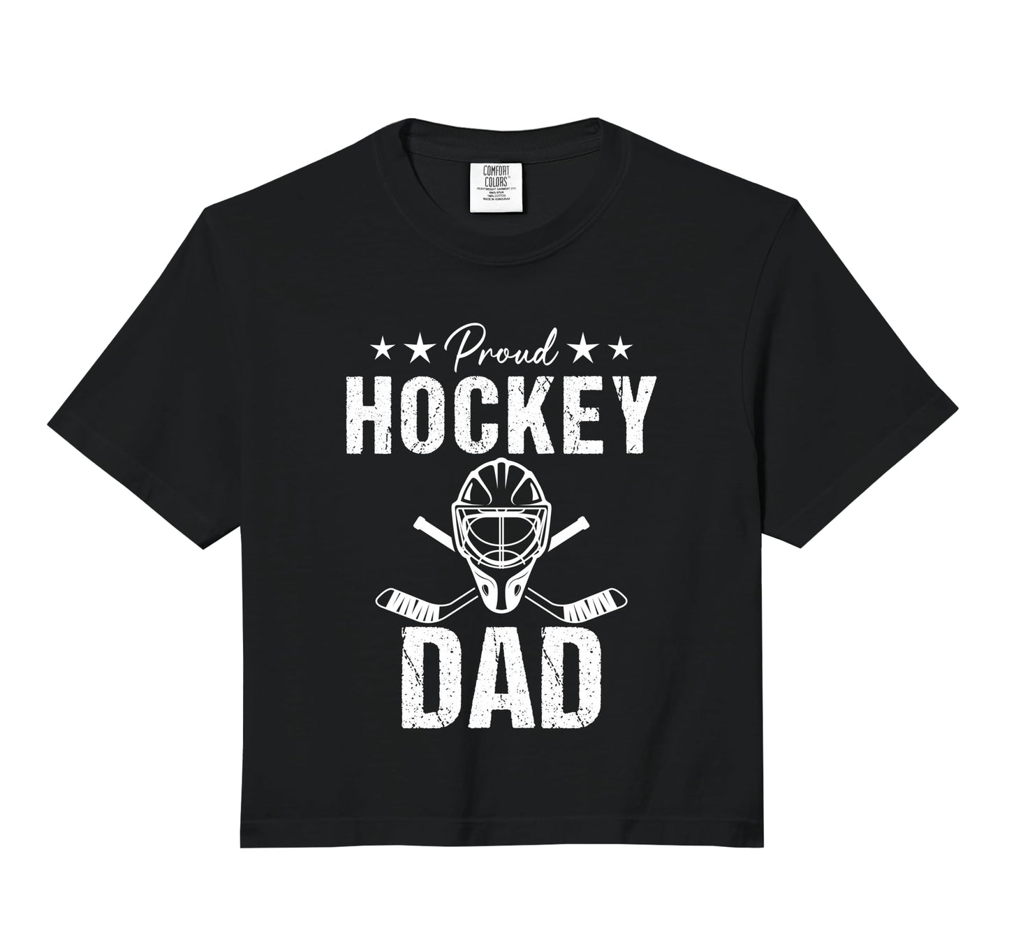 Proud Hockey Dad Game Day Sports T-Shirt - Trendy Graphic for Adults - T-Shirt, Sweatshirt, Hoodie