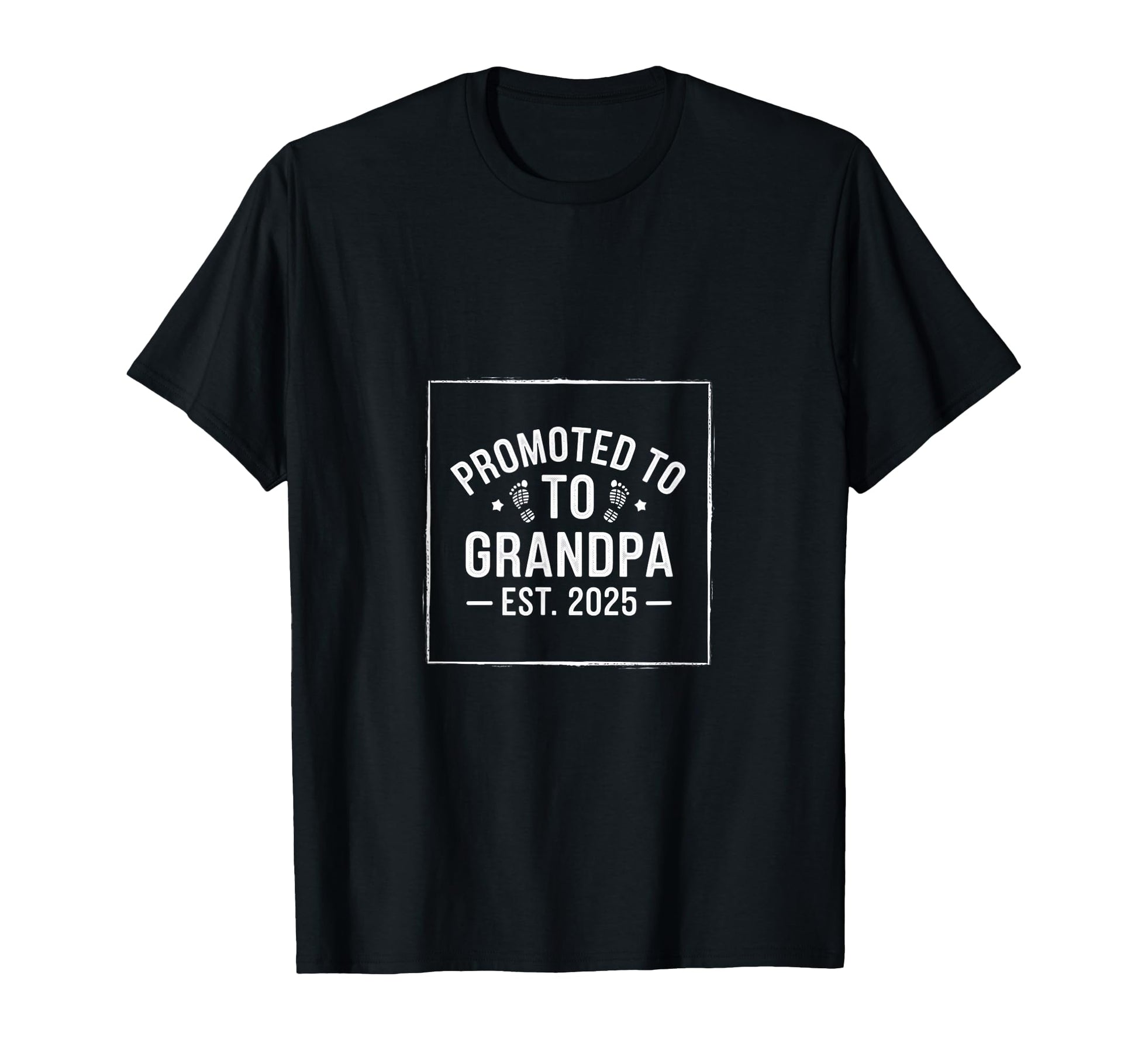 Promoted To Grandpa Est 2025 T-Shirt - Custom Art Print Unisex - T-Shirt, Sweatshirt, Hoodie
