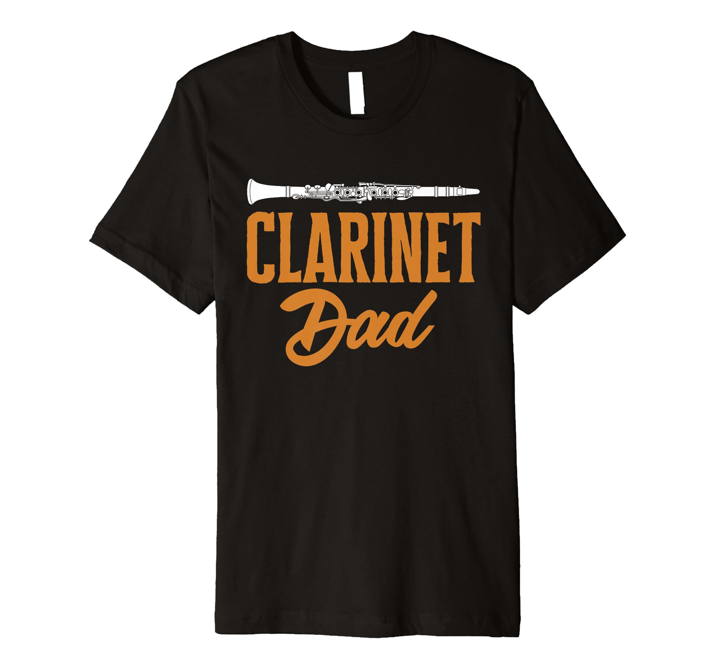 Mens Fathers Day Clarinetist Clarinet T-Shirt - Custom Art Print Men Women - T-Shirt, Sweatshirt, Hoodie