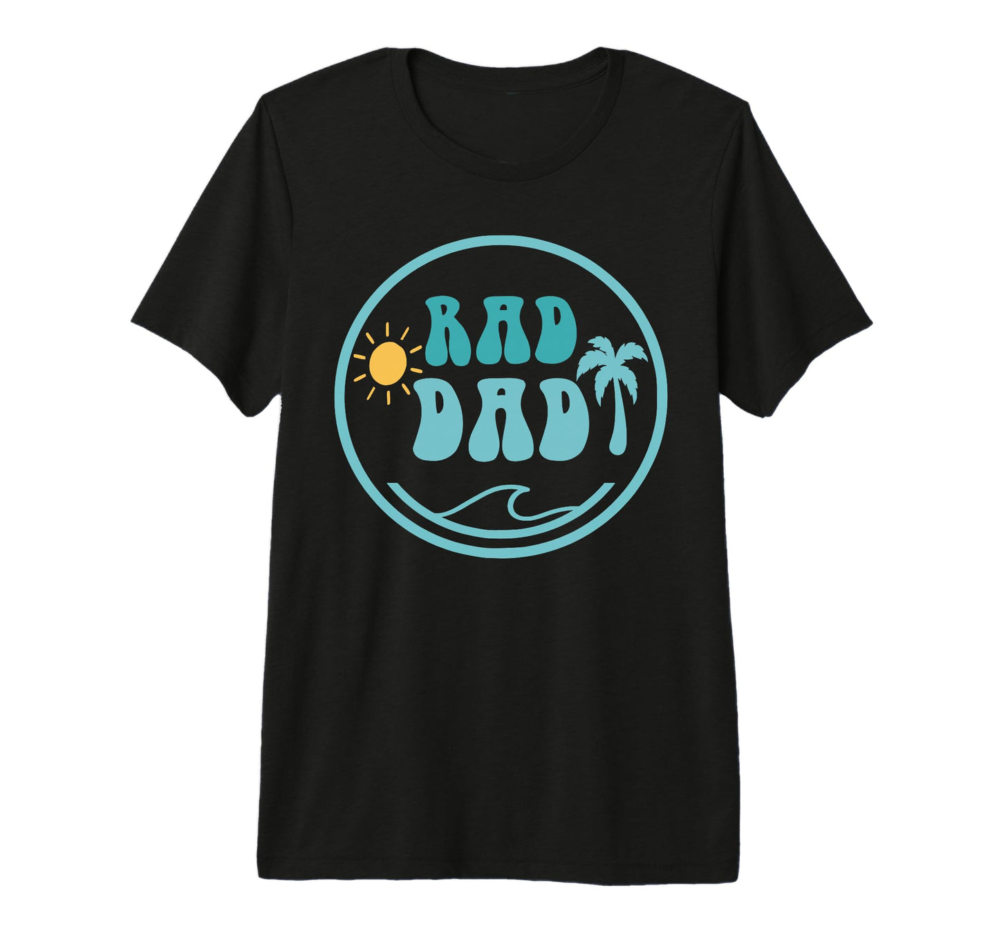 Rad Dad Big One 1St Birthday Surf T-Shirt - Novelty Apparel for Adults - T-Shirt, Sweatshirt, Hoodie