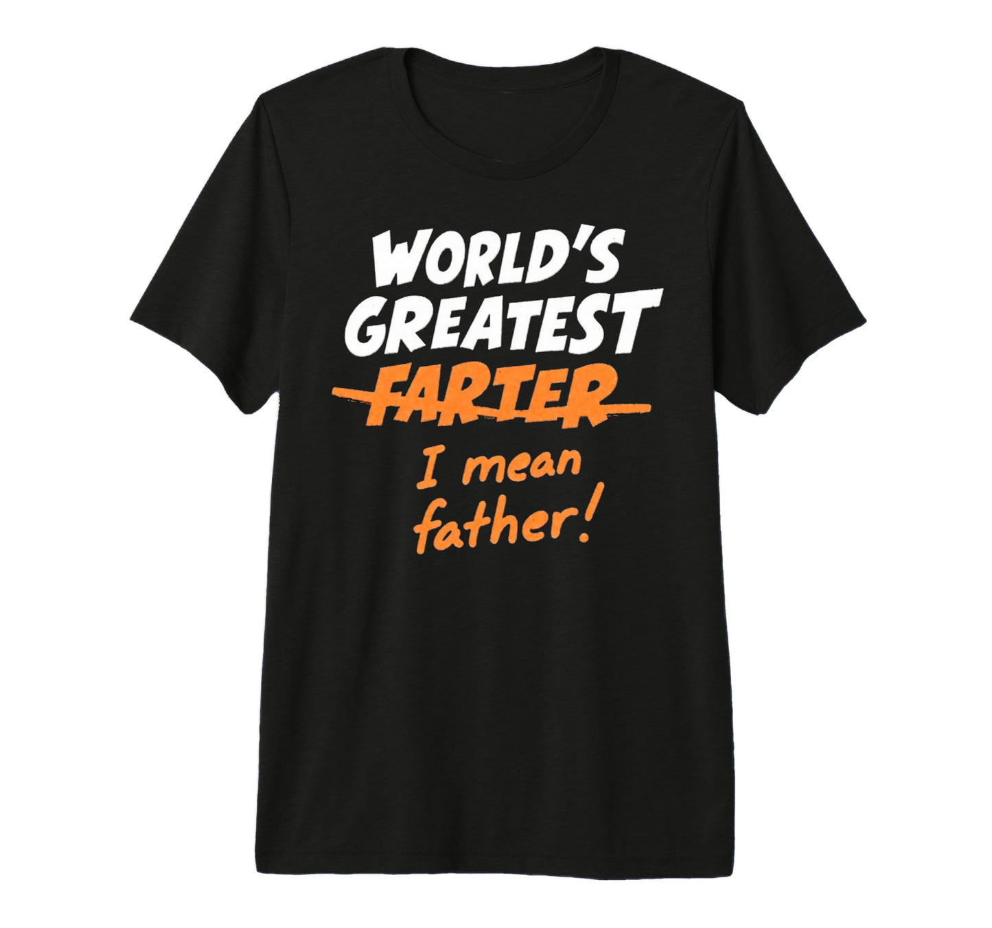 Funny Worlds Greatest Farter I Mean T-Shirt - Minimalist Print for Adults - T-Shirt, Sweatshirt, Hoodie
