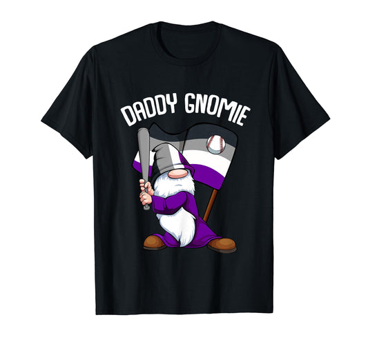 Asexual Baseball Daddy Gnome Lgbt Q T-Shirt - Novelty Apparel Unisex - T-Shirt, Sweatshirt, Hoodie