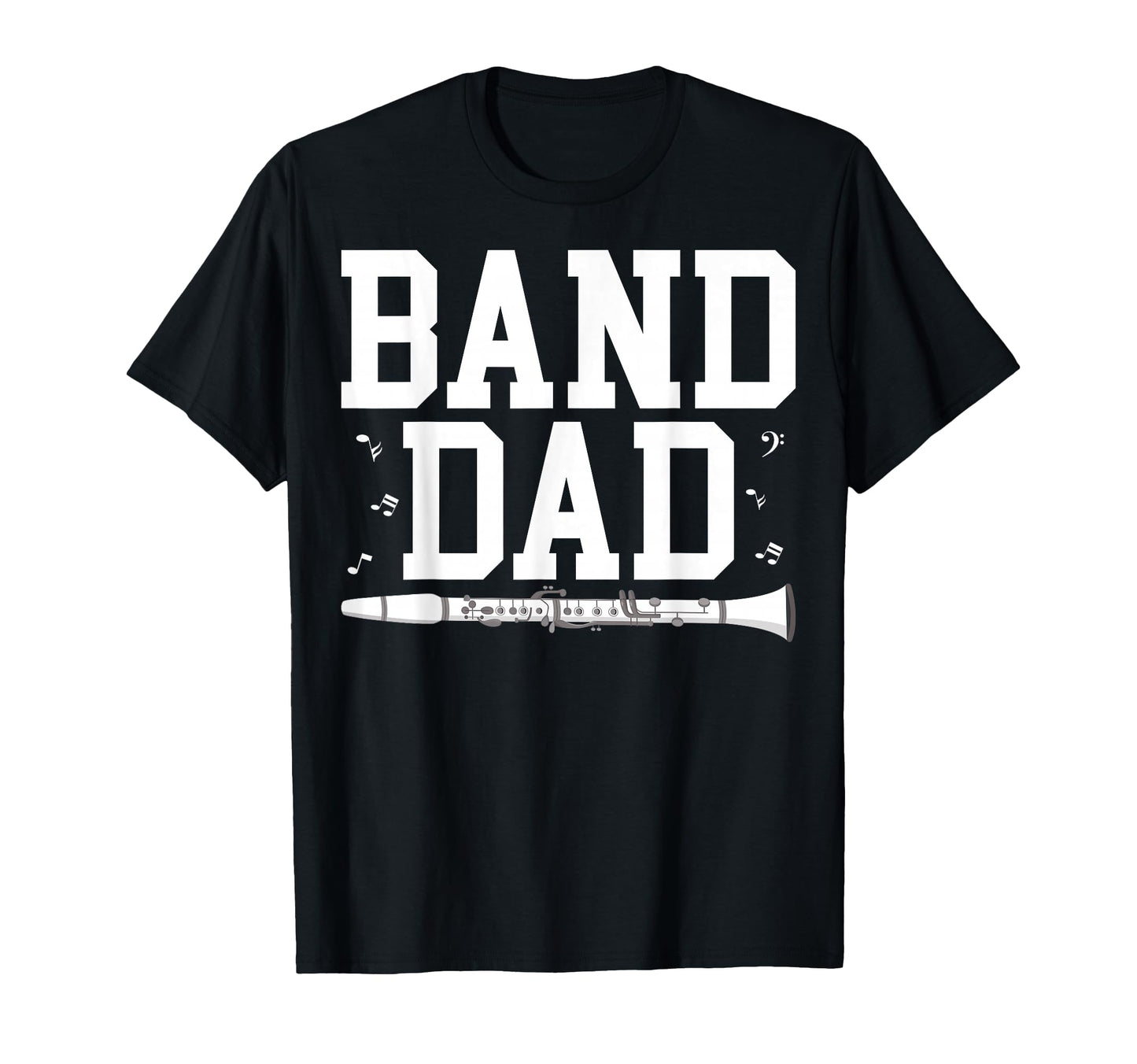 Band Dad Fathers Day Bass Clarinet T-Shirt - Aesthetic Graphic Unisex - T-Shirt, Sweatshirt, Hoodie