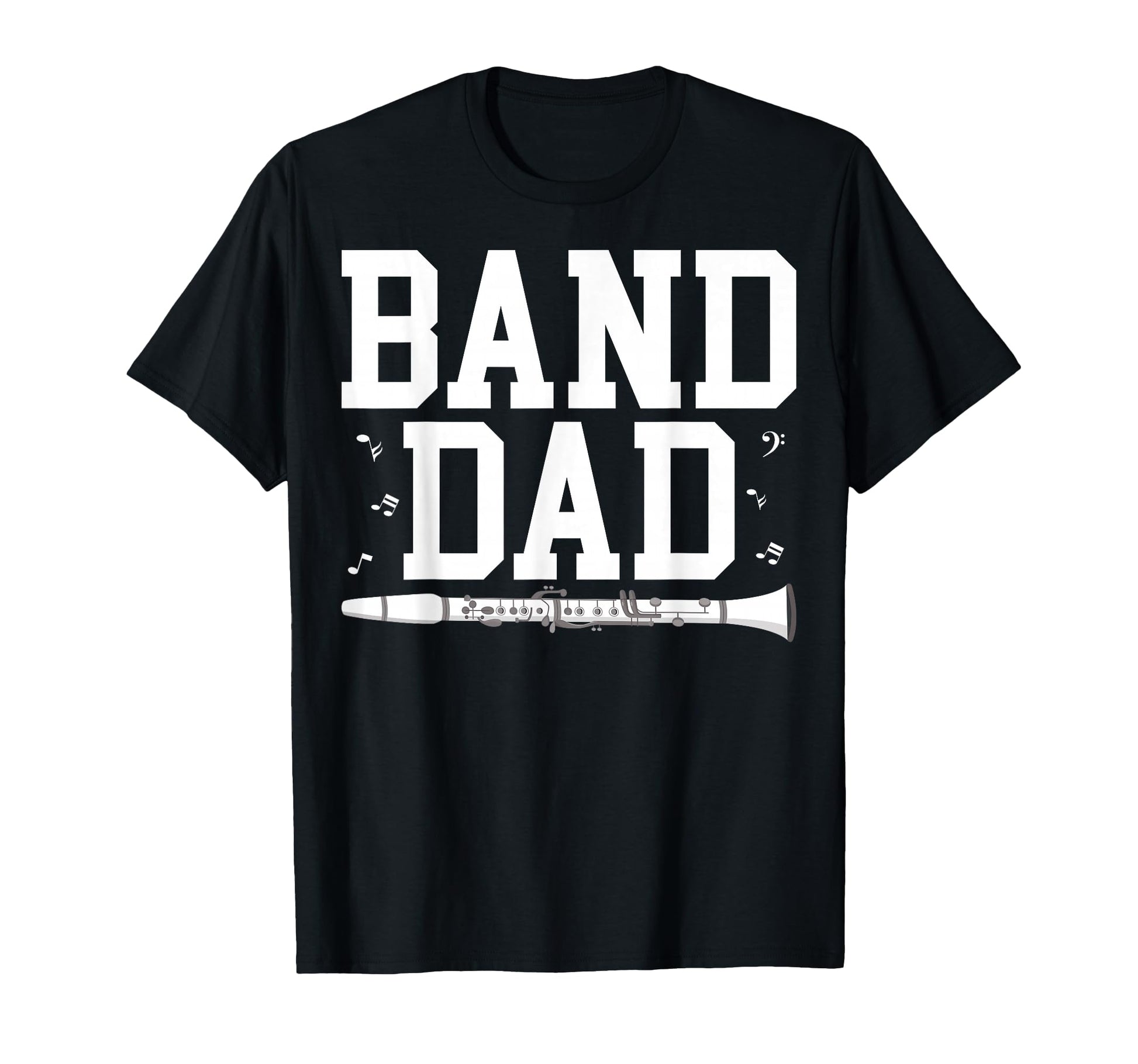 Band Dad Fathers Day Bass Clarinet T-Shirt - Aesthetic Graphic Unisex - T-Shirt, Sweatshirt, Hoodie