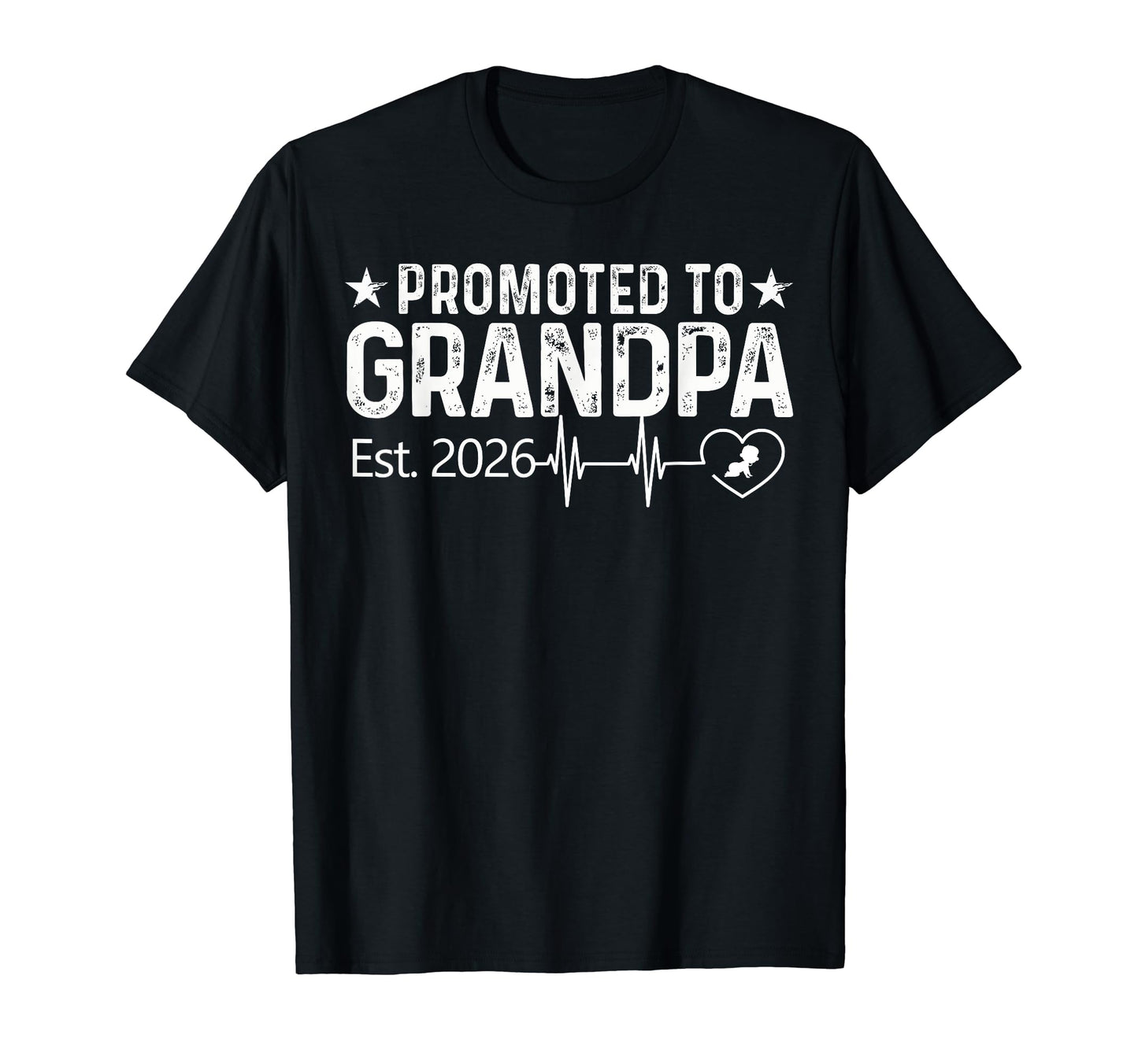 Promoted To Grandpa Est 2026 And T-Shirt - Custom Art Print Men Women - T-Shirt, Sweatshirt, Hoodie