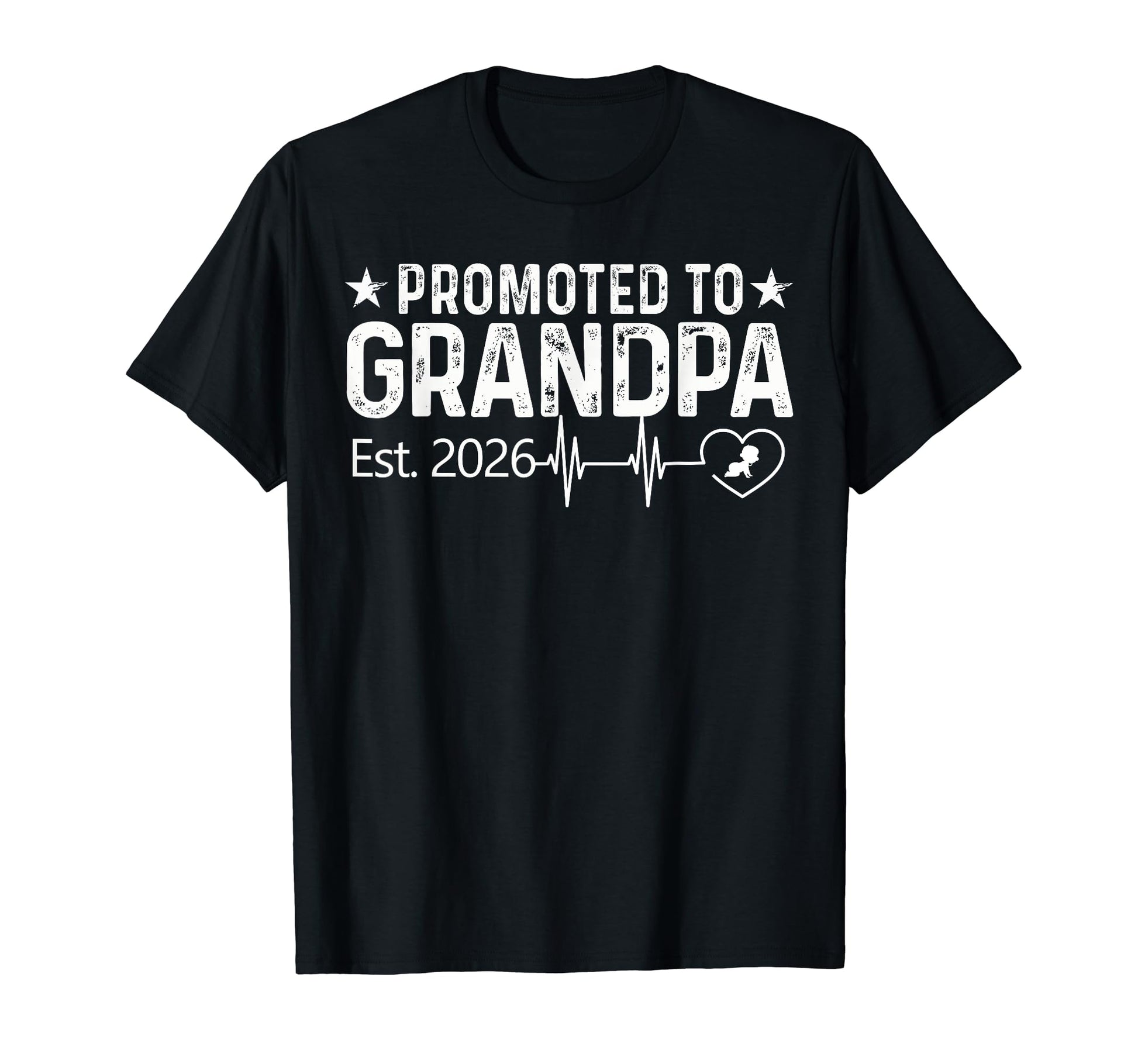 Promoted To Grandpa Est 2026 And T-Shirt - Custom Art Print Men Women - T-Shirt, Sweatshirt, Hoodie