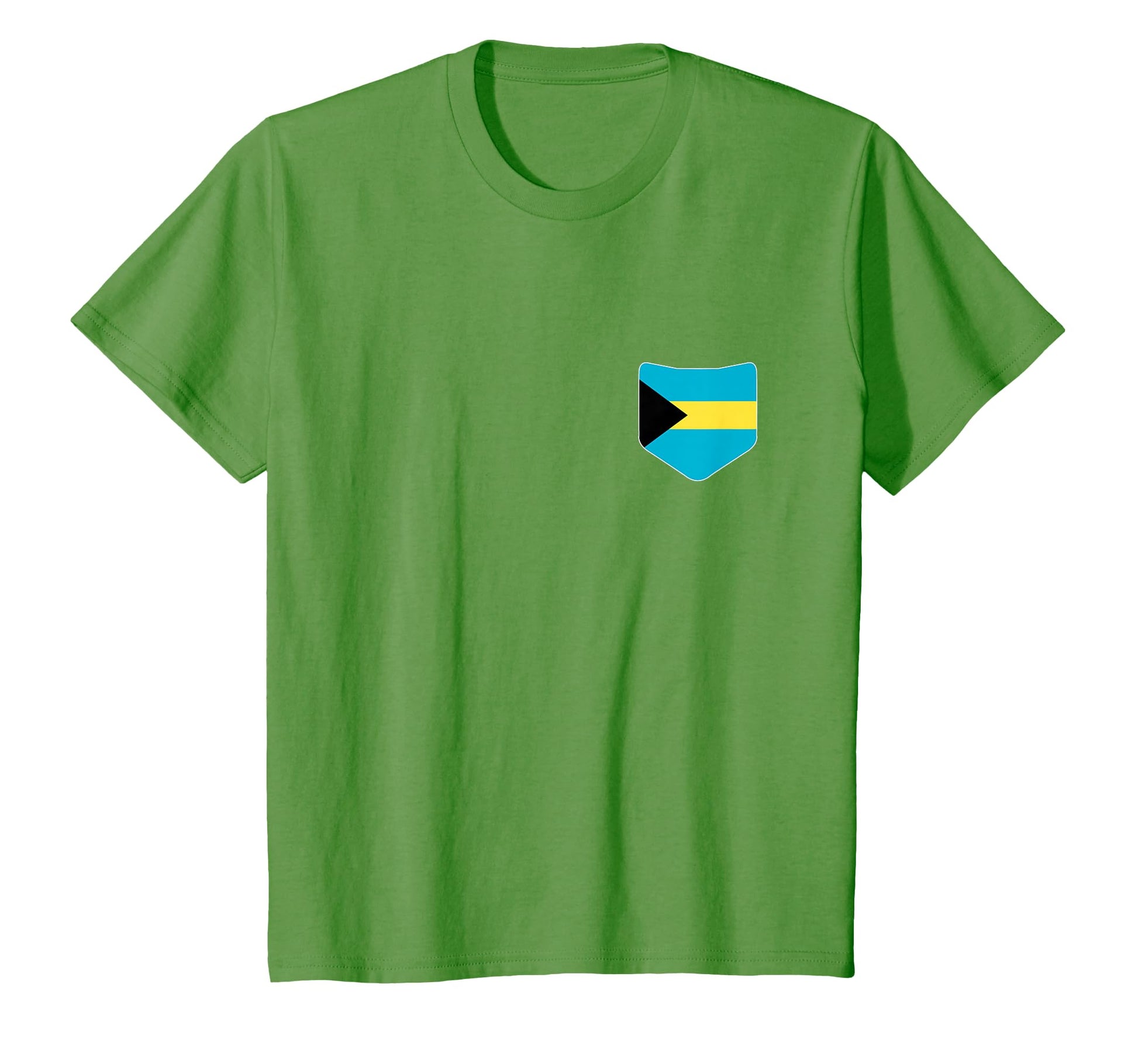 Bahamas Flag Printed Bahamian Flag T-Shirt - Fun Novelty Design for Adults - T-Shirt, Sweatshirt, Hoodie