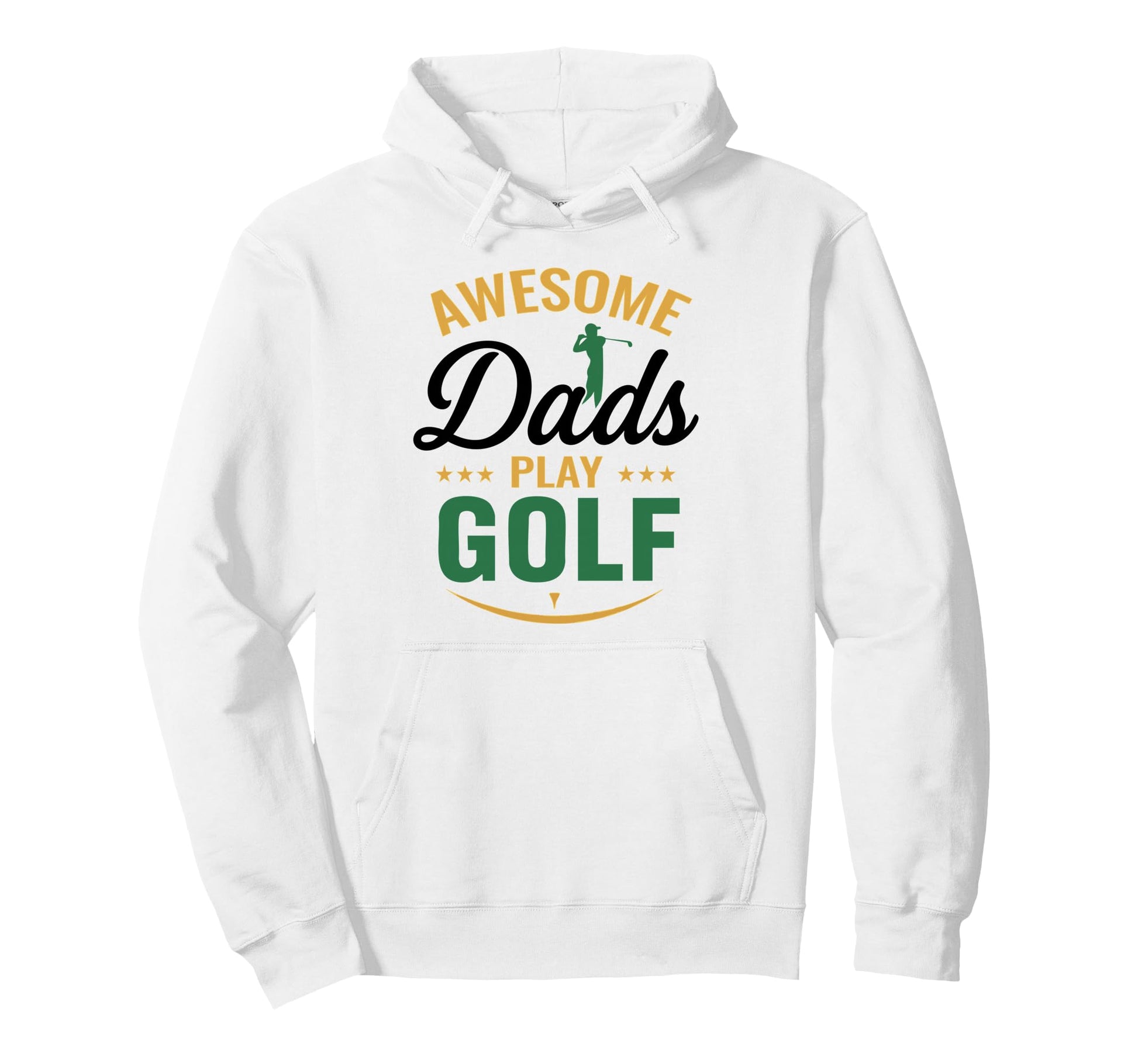 Mens Golfing Golfer Awesome Dad Plays Hoodie - Novelty Apparel for Adults - T-Shirt, Sweatshirt, Hoodie