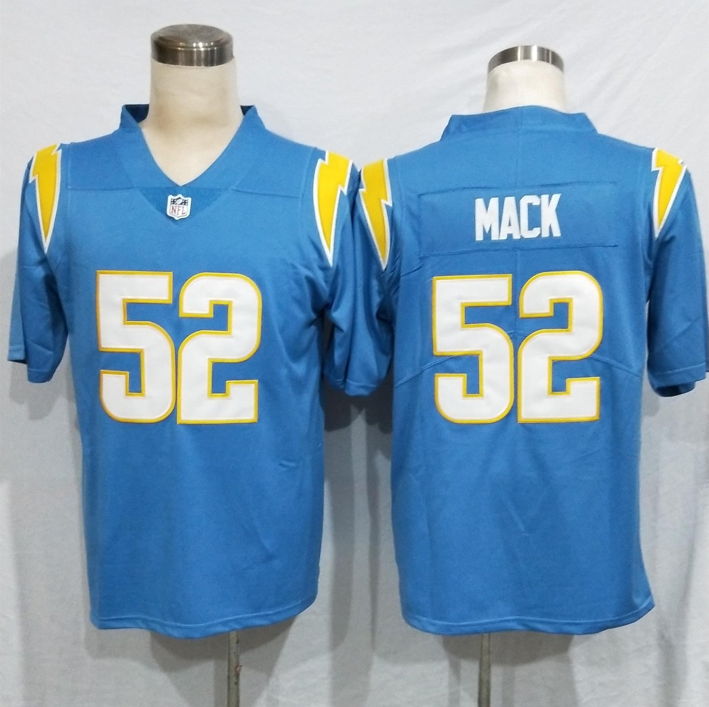 Men's Los Angeles Chargers Khalil Mack Powder Blue Game Jersey football jersey product view 1