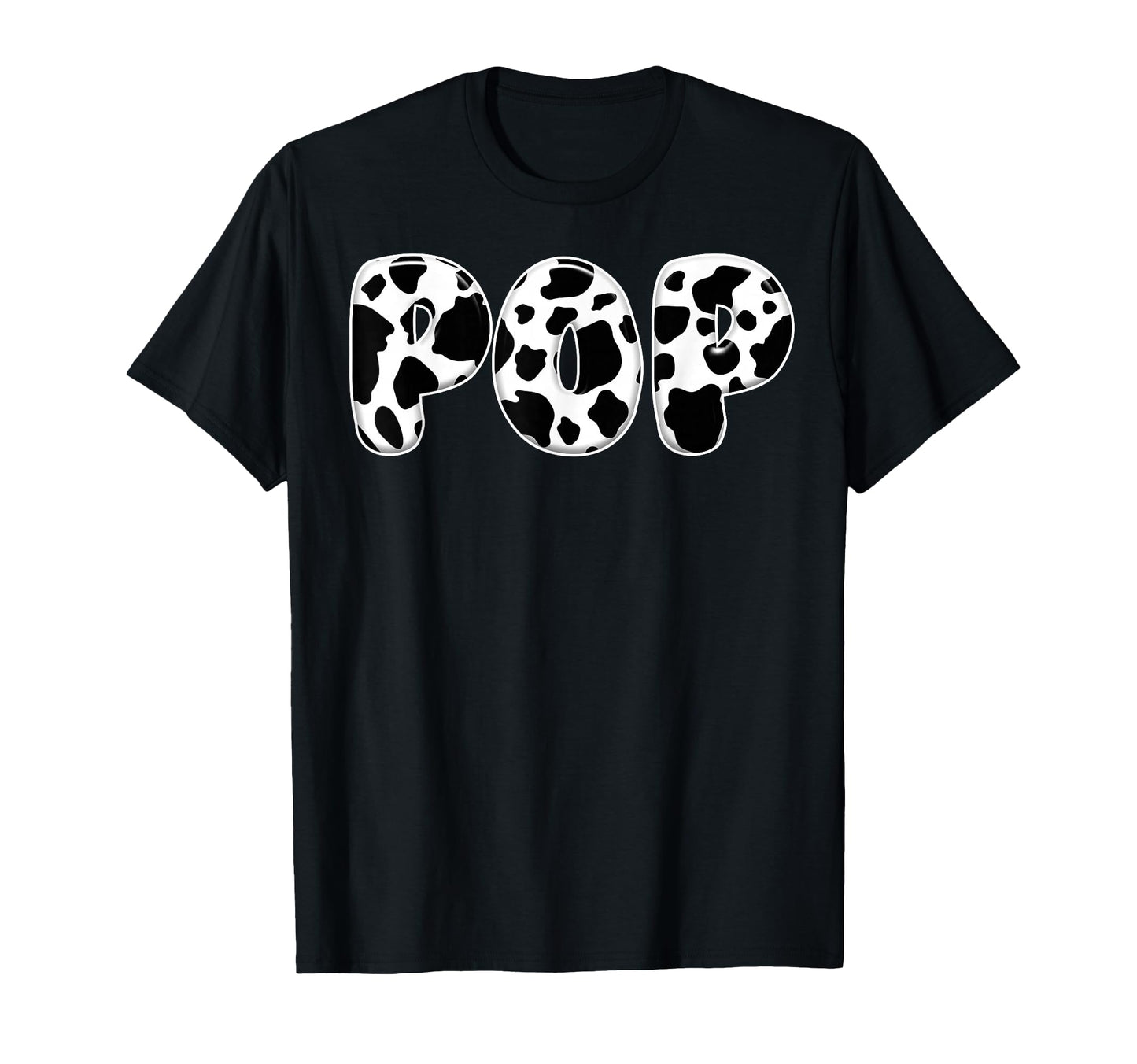 Pop Cow Cow Birthday Black White Pattern T-Shirt - Streetwear Style Unisex - T-Shirt, Sweatshirt, Hoodie