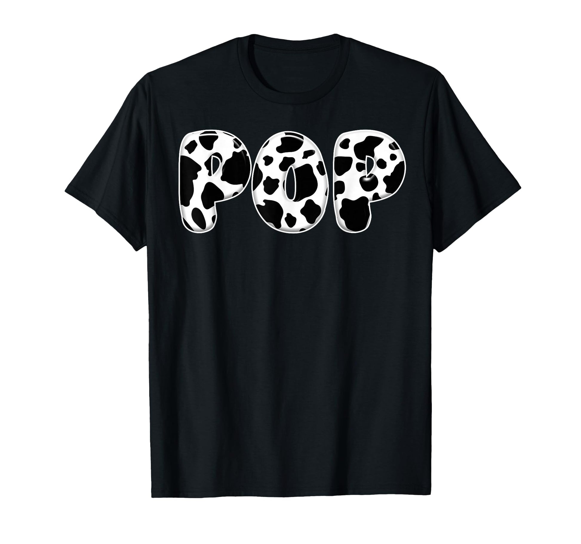 Pop Cow Cow Birthday Black White Pattern T-Shirt - Streetwear Style Unisex - T-Shirt, Sweatshirt, Hoodie