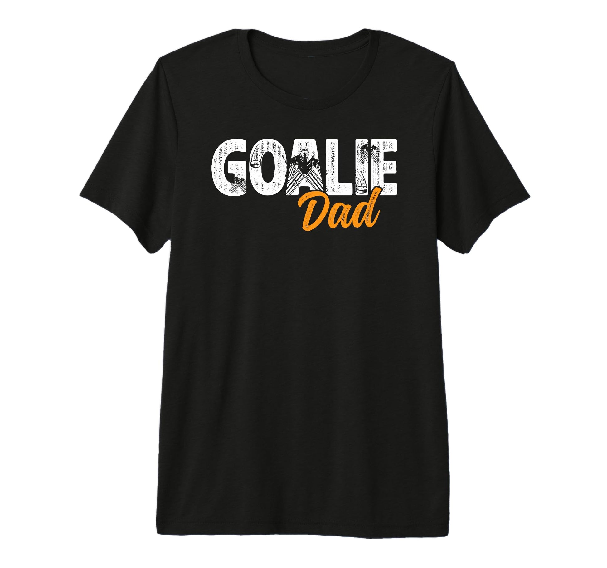 Mens Ice Hockey Goalie Dad Hockey T-Shirt - Aesthetic Graphic Men Women - T-Shirt, Sweatshirt, Hoodie