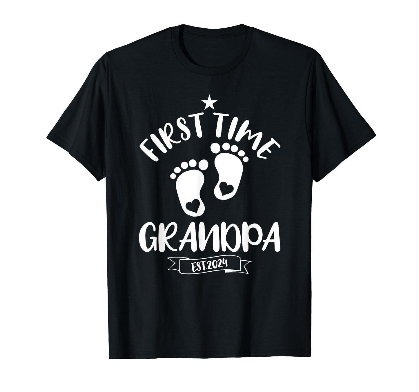First Time Grandpa 2024 Promoted To T-Shirt - Streetwear Style Unisex - T-Shirt, Sweatshirt, Hoodie