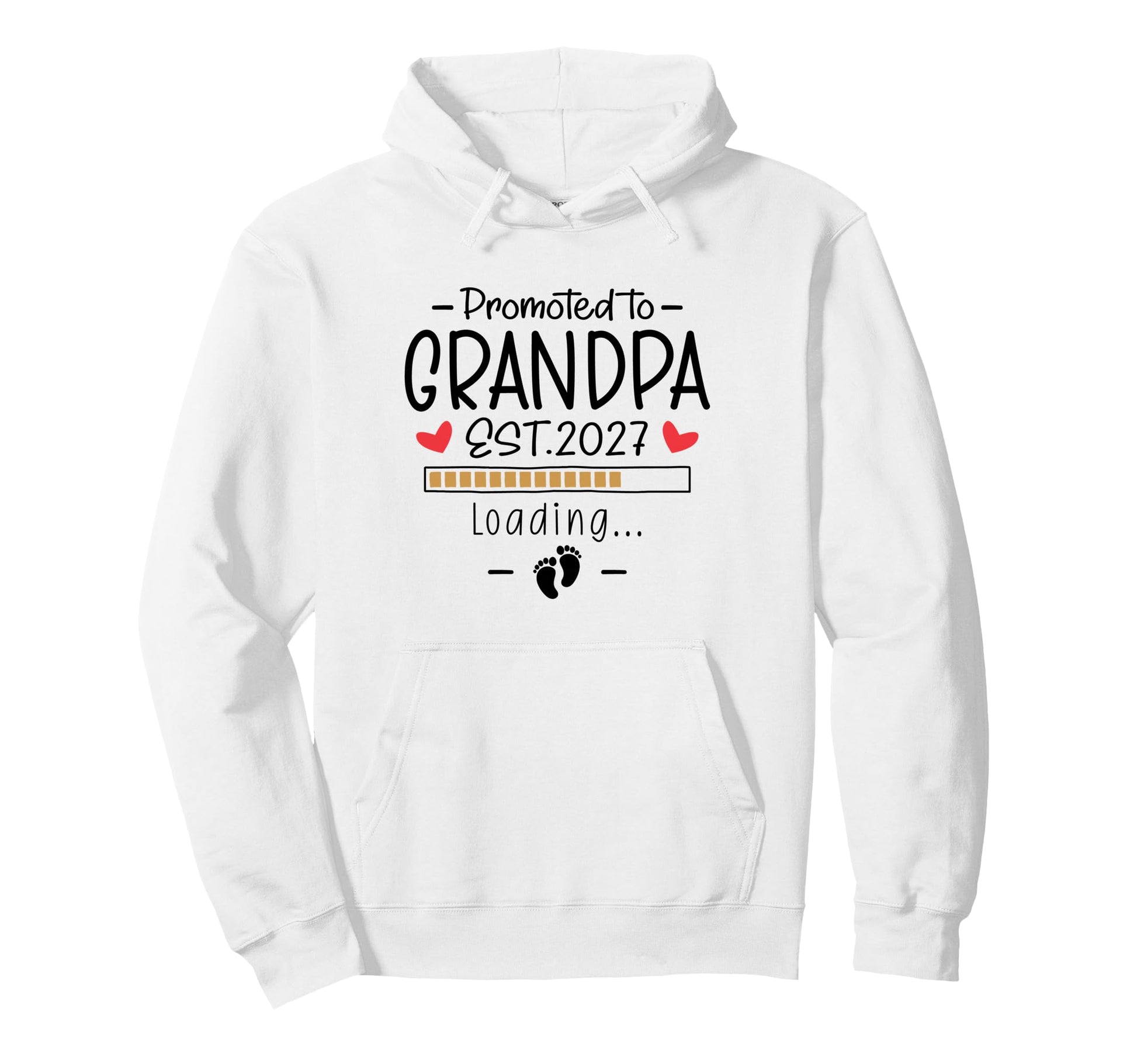 1St Time Grandpa Announcement Promoted To Hoodie - Graphic Print Men Women - T-Shirt, Sweatshirt, Hoodie