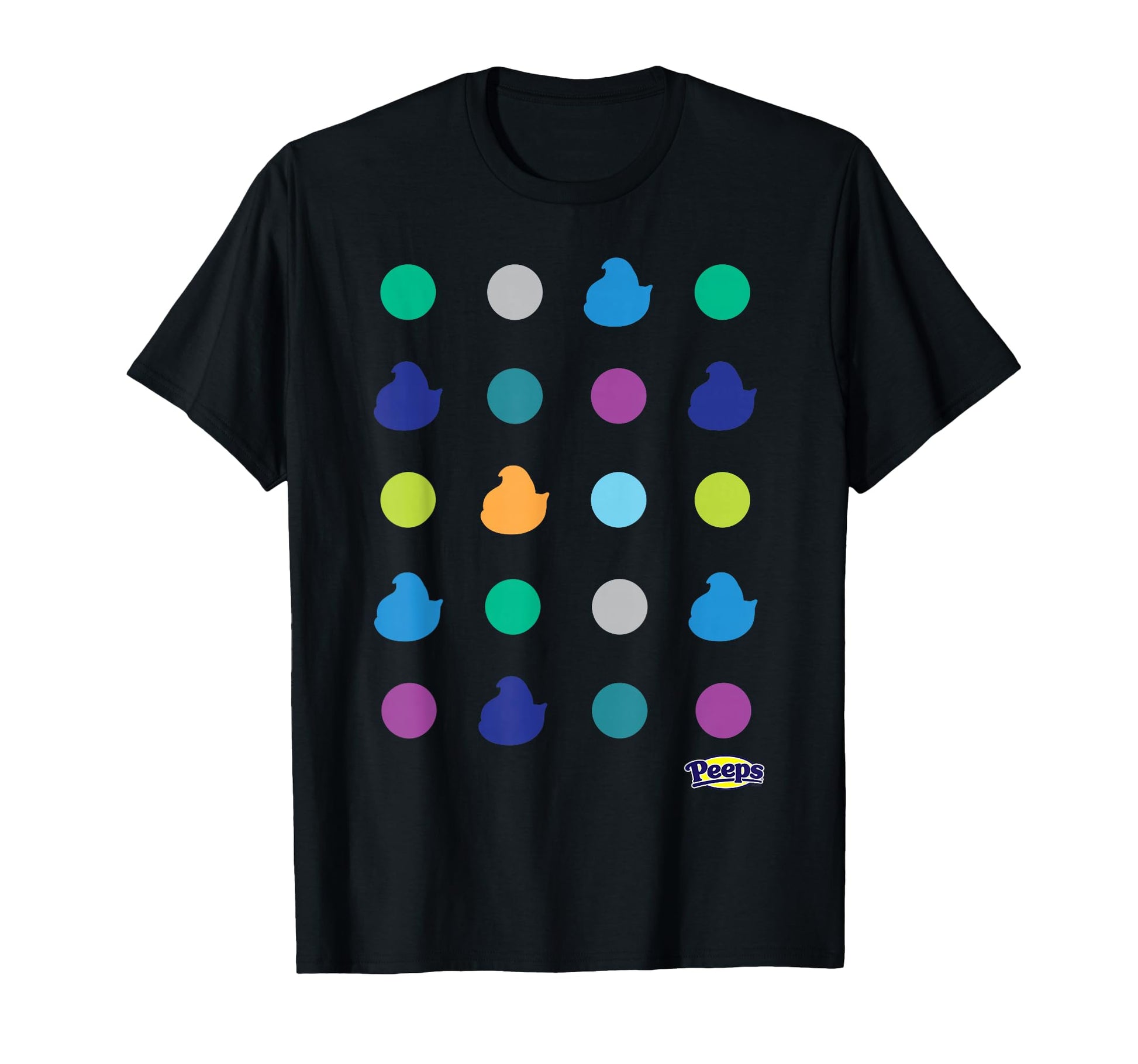 Peeps Easter Minimalist Chicks Dots Pop T-Shirt - Minimalist Print Unisex - T-Shirt, Sweatshirt, Hoodie