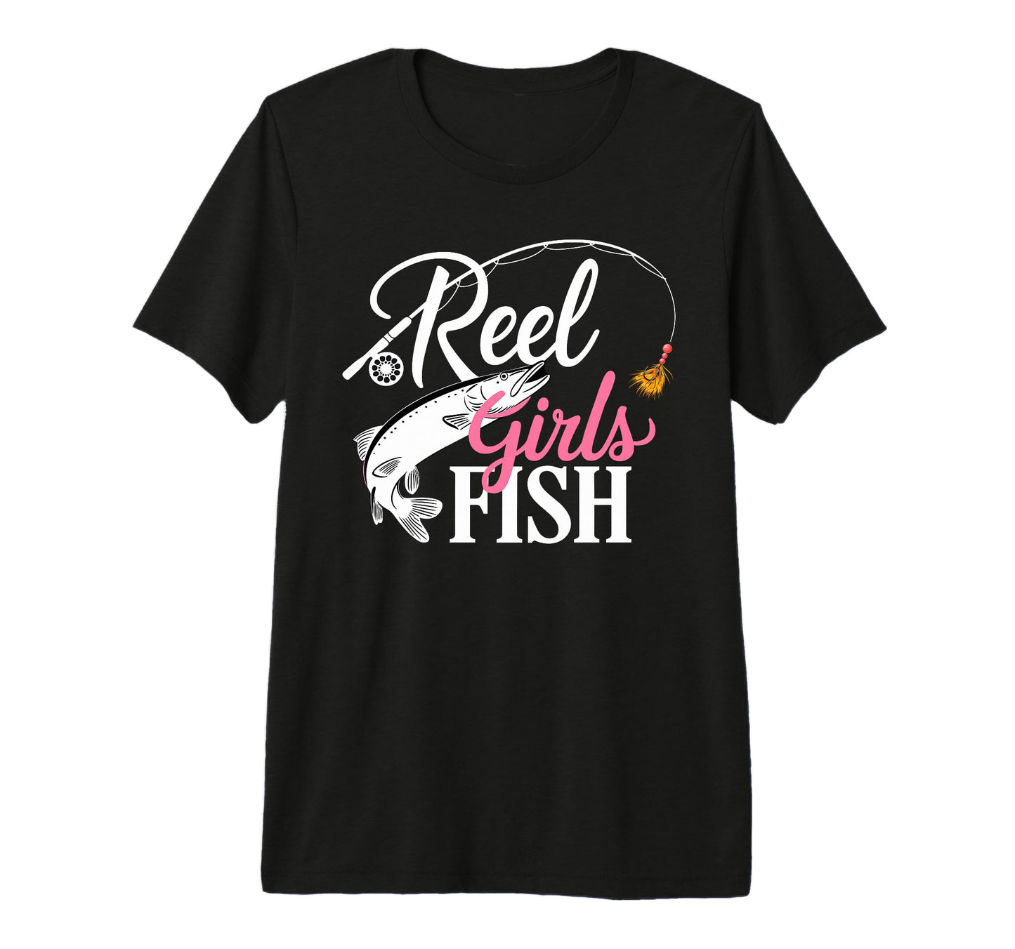 Reel Fish Fisher Mom Bass Fishing Fish T-Shirt - Trendy Graphic Men Women - T-Shirt, Sweatshirt, Hoodie