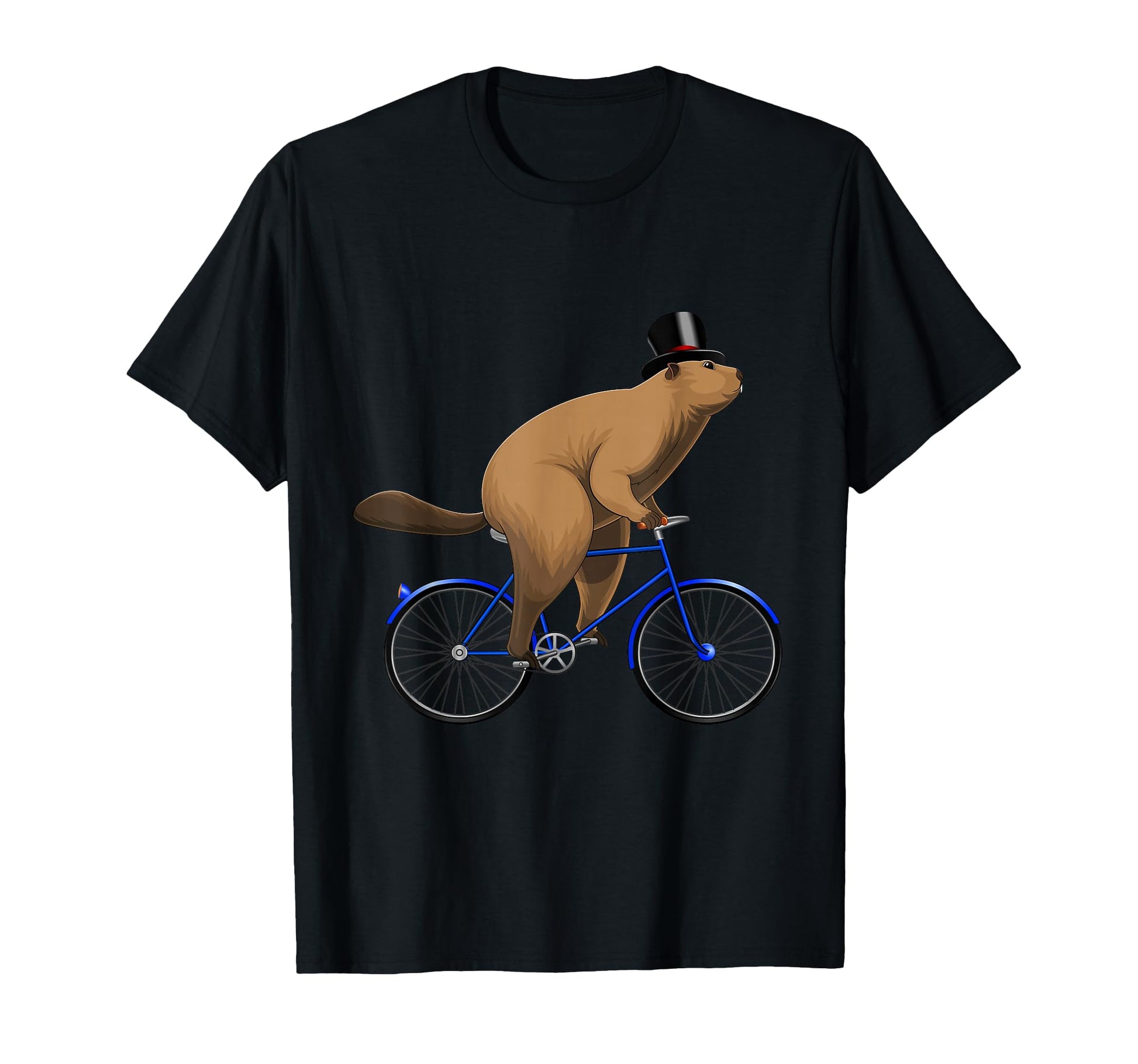 Happy Ground Hog Day Riding Bike T-Shirt - Custom Art Print Men Women - T-Shirt, Sweatshirt, Hoodie