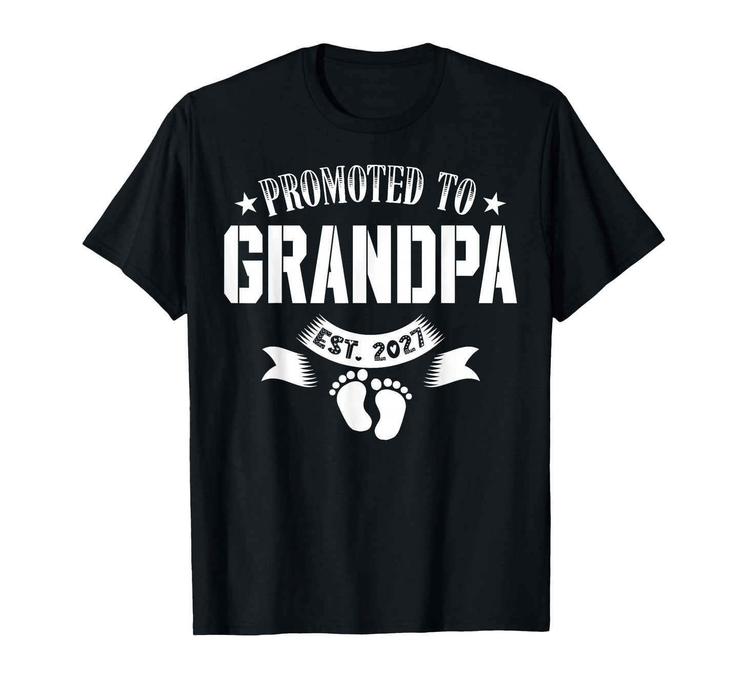 Promoted To Grandpa Est 2027 New Dad T-Shirt - Trendy Graphic Men Women - T-Shirt, Sweatshirt, Hoodie