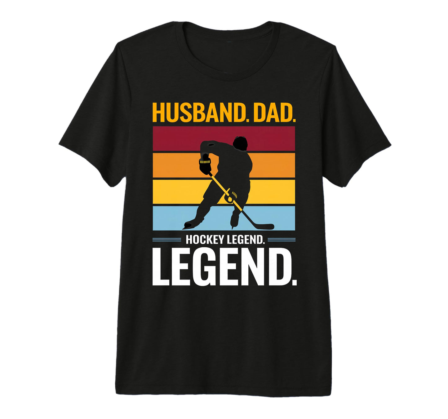 Hockey Legend Dads Tri Blend T-Shirt - Streetwear Style for Adults - T-Shirt, Sweatshirt, Hoodie