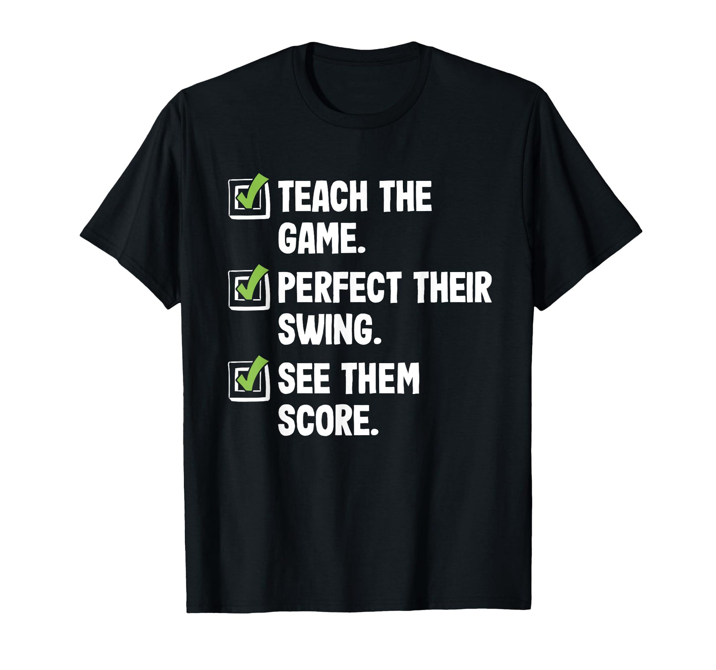 Funny Golf Player Checklist Golfer T-Shirt - Fun Novelty Design Unisex - T-Shirt, Sweatshirt, Hoodie