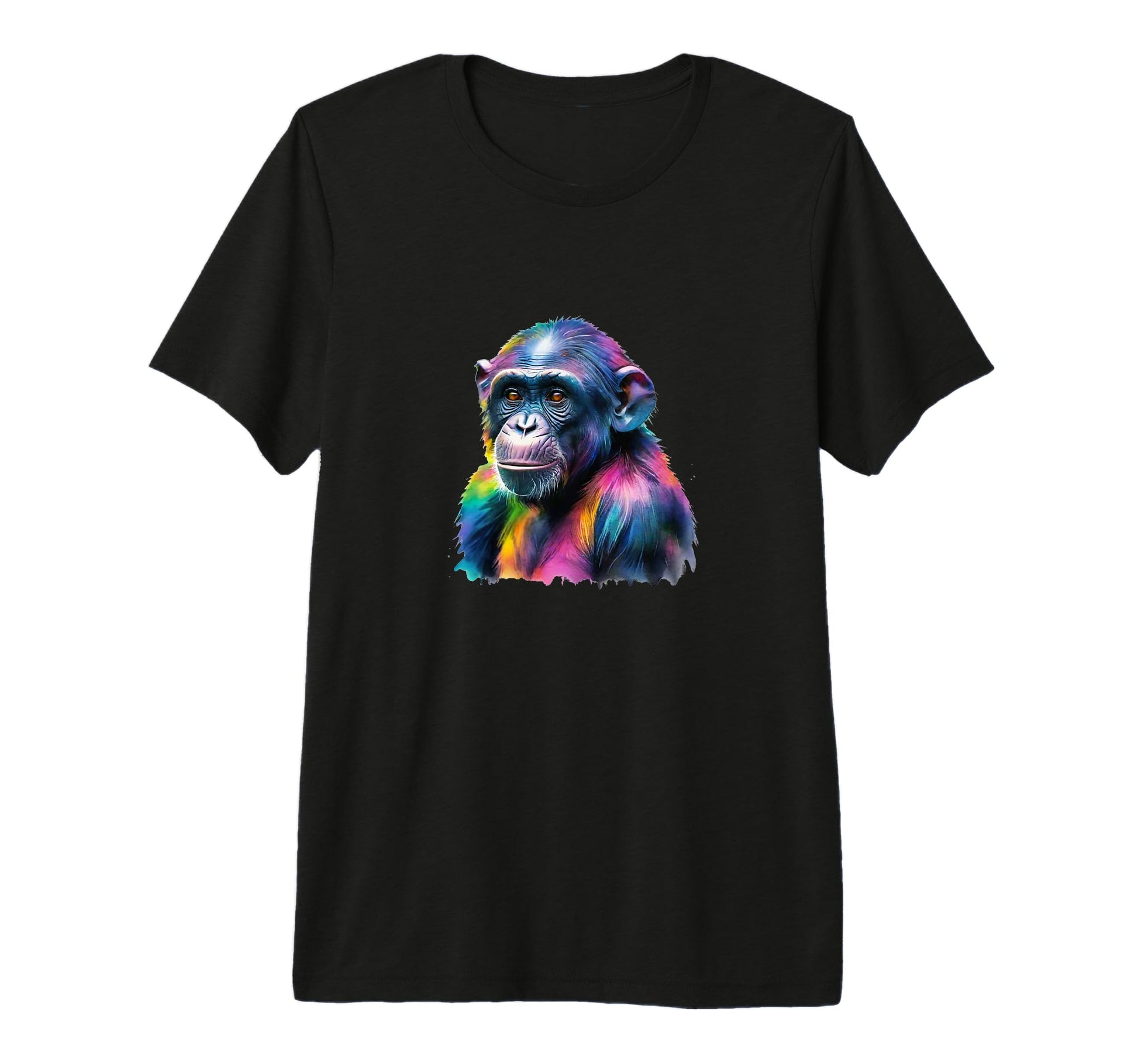 Monkey Chimpanzee Pop Art Monkey Hoodie - Custom Art Print for Adults - T-Shirt, Sweatshirt, Hoodie