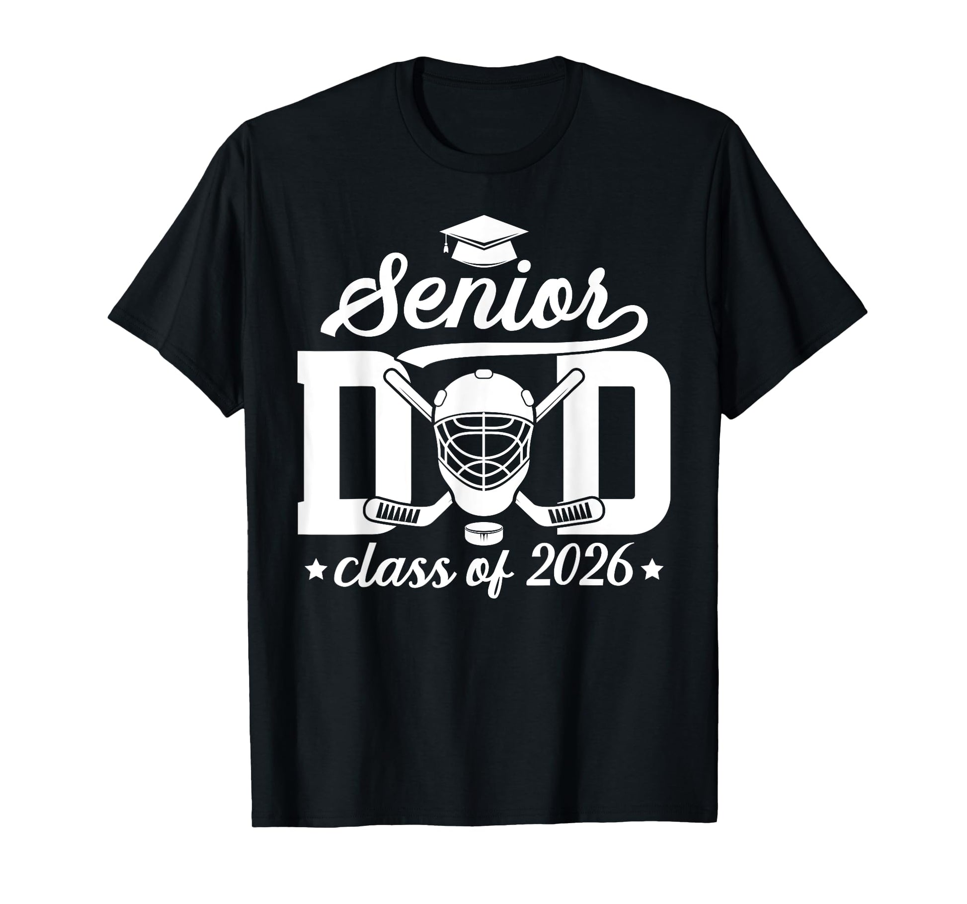Hockey Senior Dad Class 2026 Ice Hockey T-Shirt - Graphic Print for Adults - T-Shirt, Sweatshirt, Hoodie