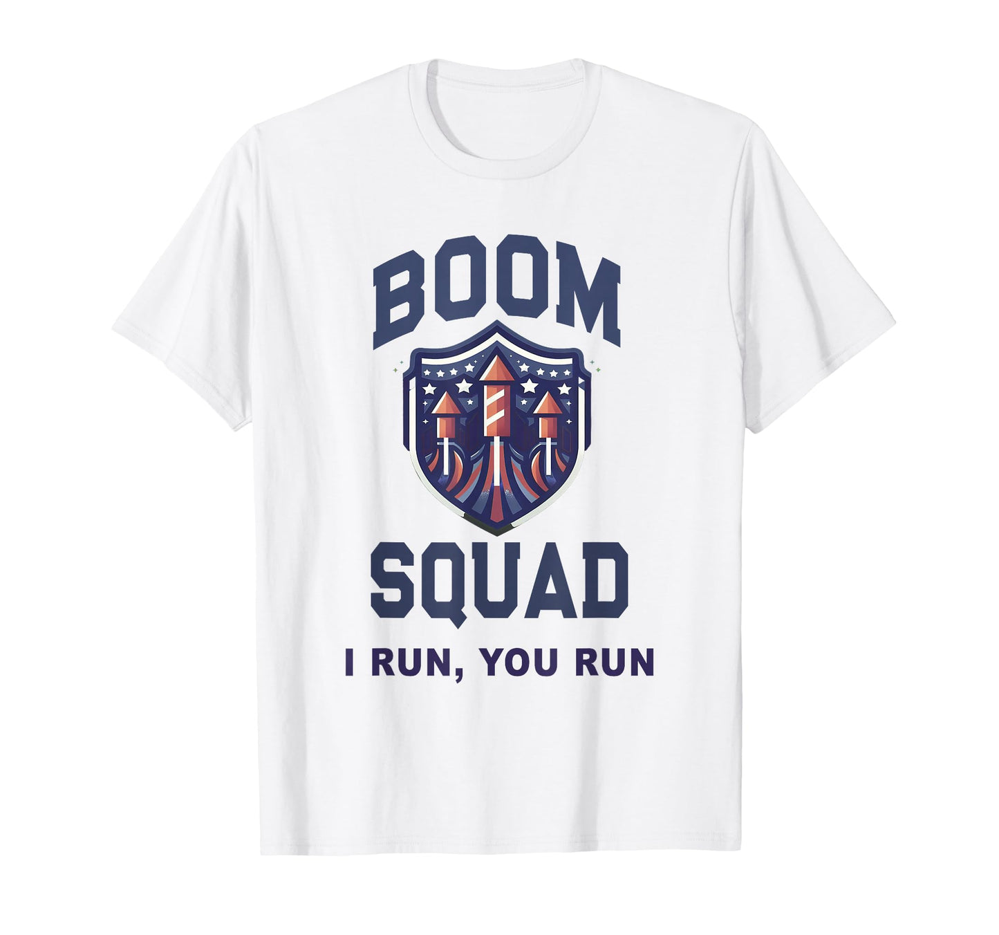 Funny Firework Boom Squad July 4Th T-Shirt - Graphic Print for Adults - T-Shirt, Sweatshirt, Hoodie