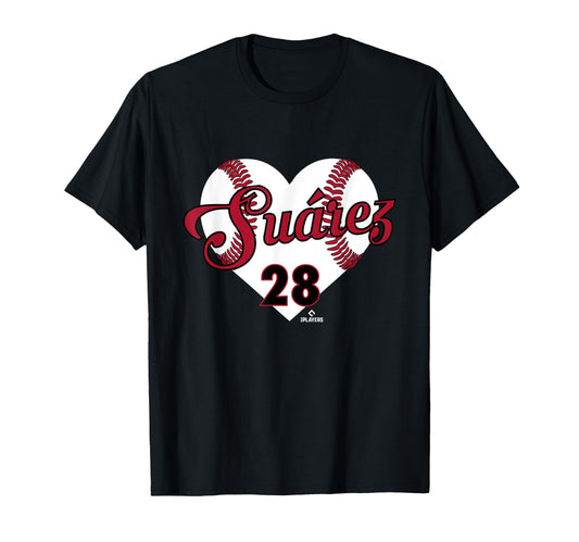 Baseball Heart Eugenio Suarez Arizona T-Shirt - Graphic Print for Adults - T-Shirt, Sweatshirt, Hoodie